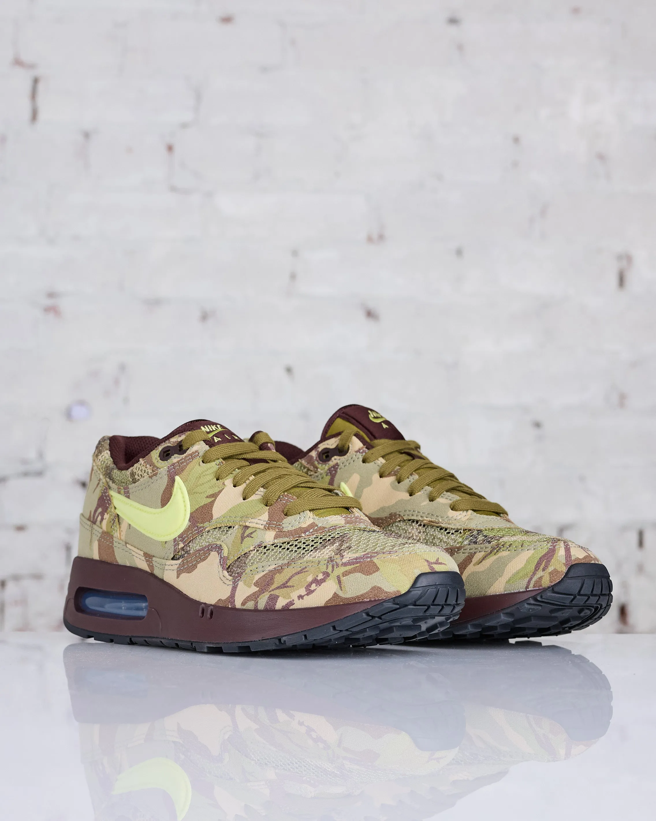 Nike Men's Air Max 1 '86 OG Earth/Lt Lemon Twist-Oil Green-Black