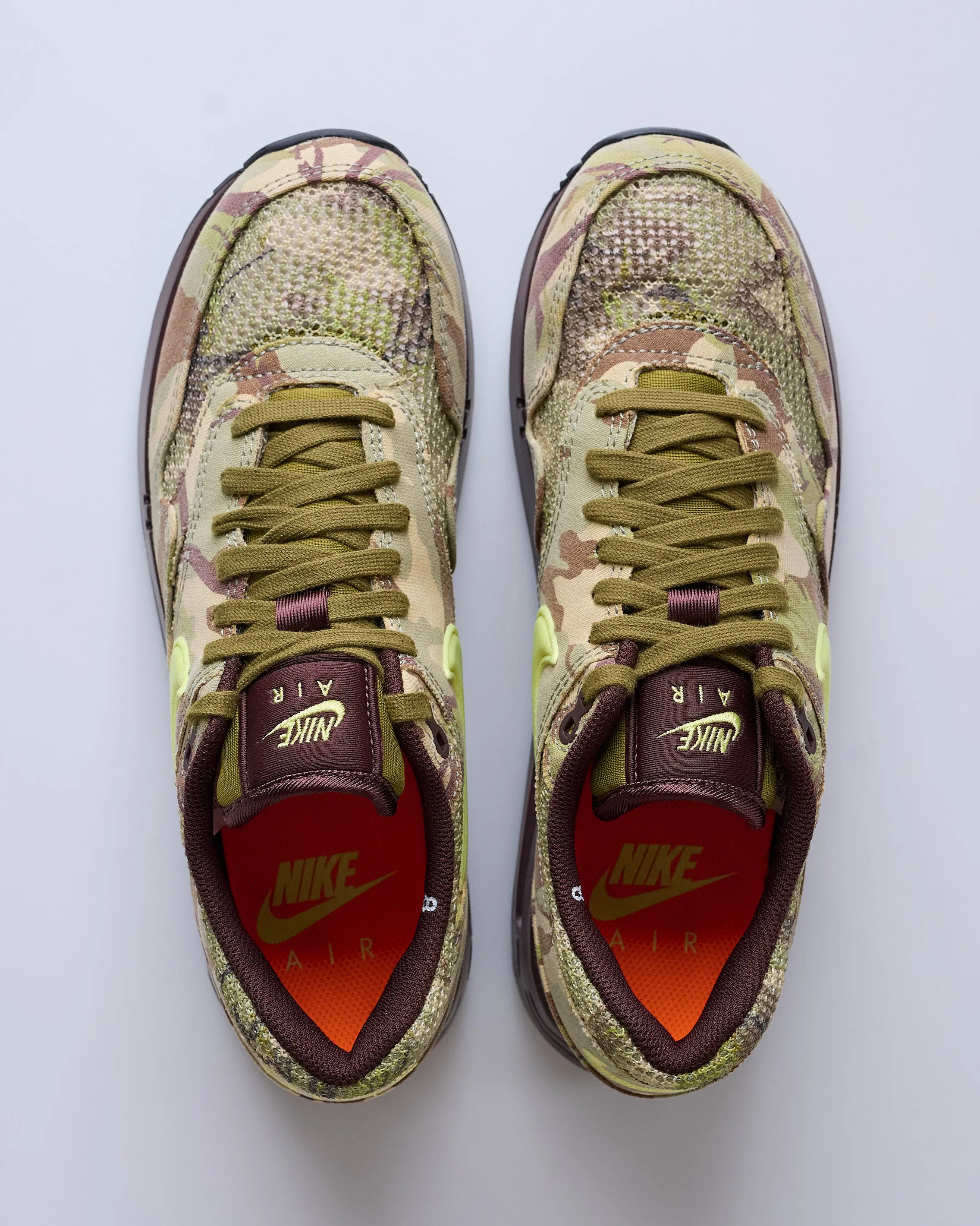 Nike Men's Air Max 1 '86 OG Earth/Lt Lemon Twist-Oil Green-Black