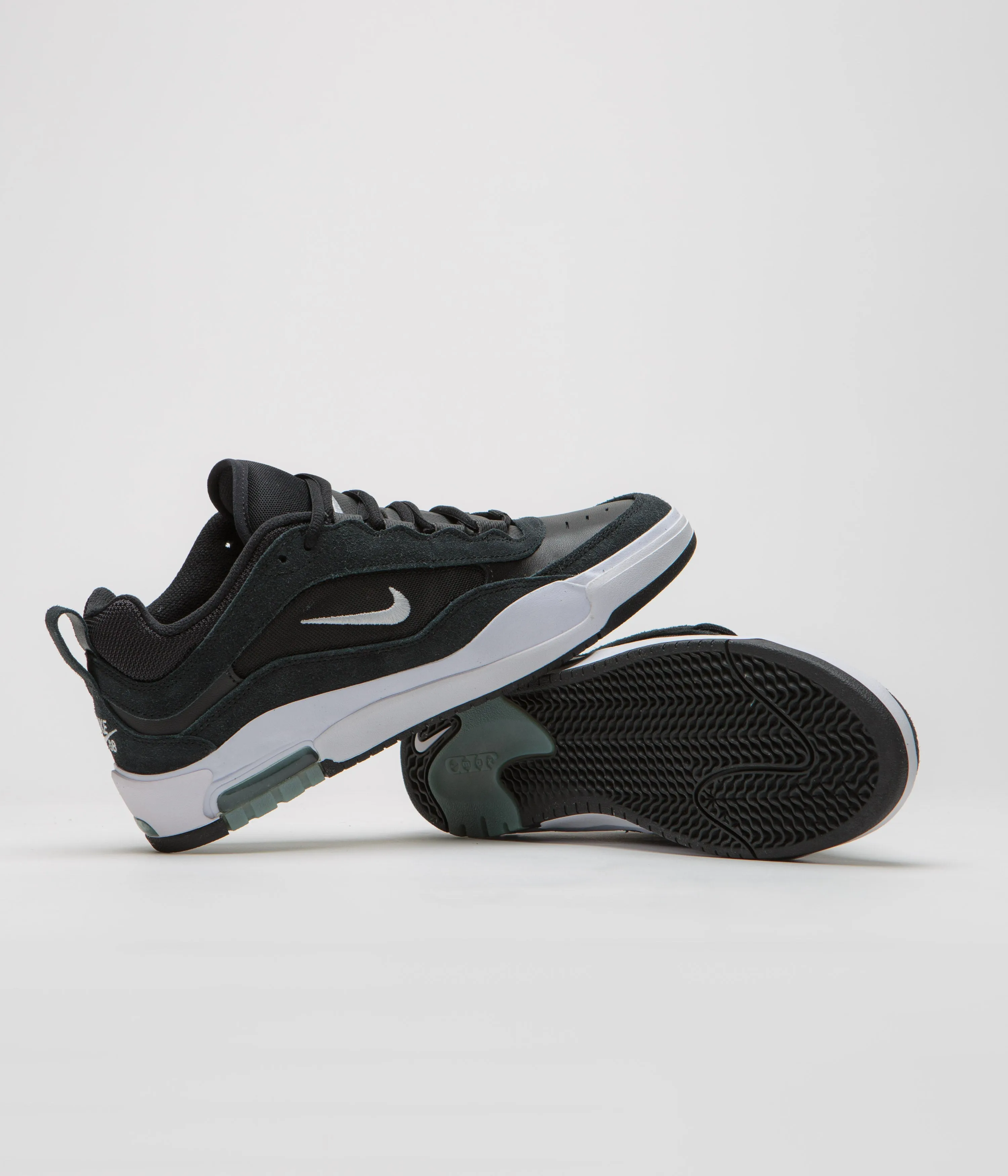 Nike SB Air Max Ishod Shoes - Black / White - Black - Black