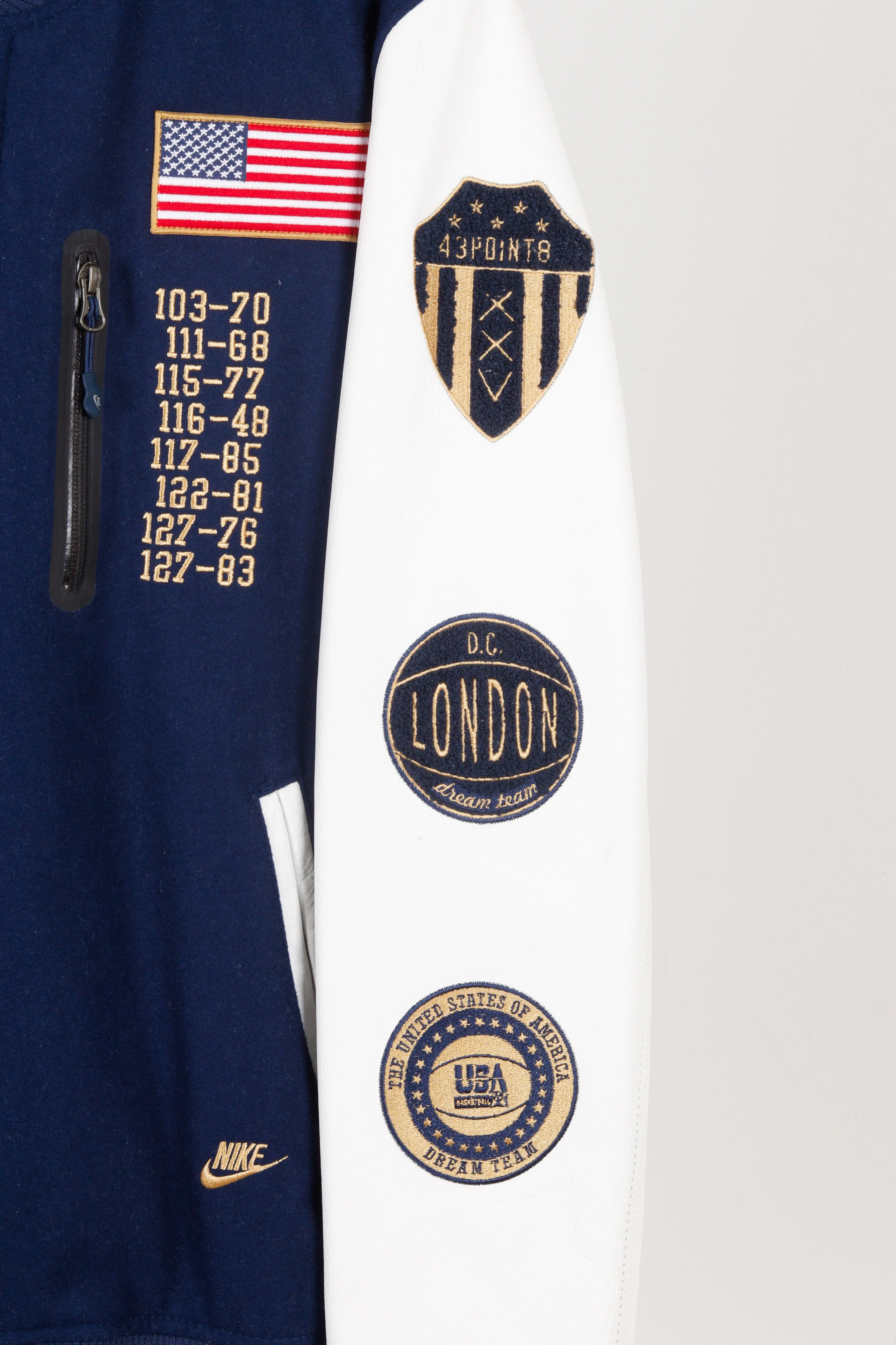 Nike 'Team USA 20th Anniversary Dream Team' Destroyer Varsity Jacket Navy (2012)