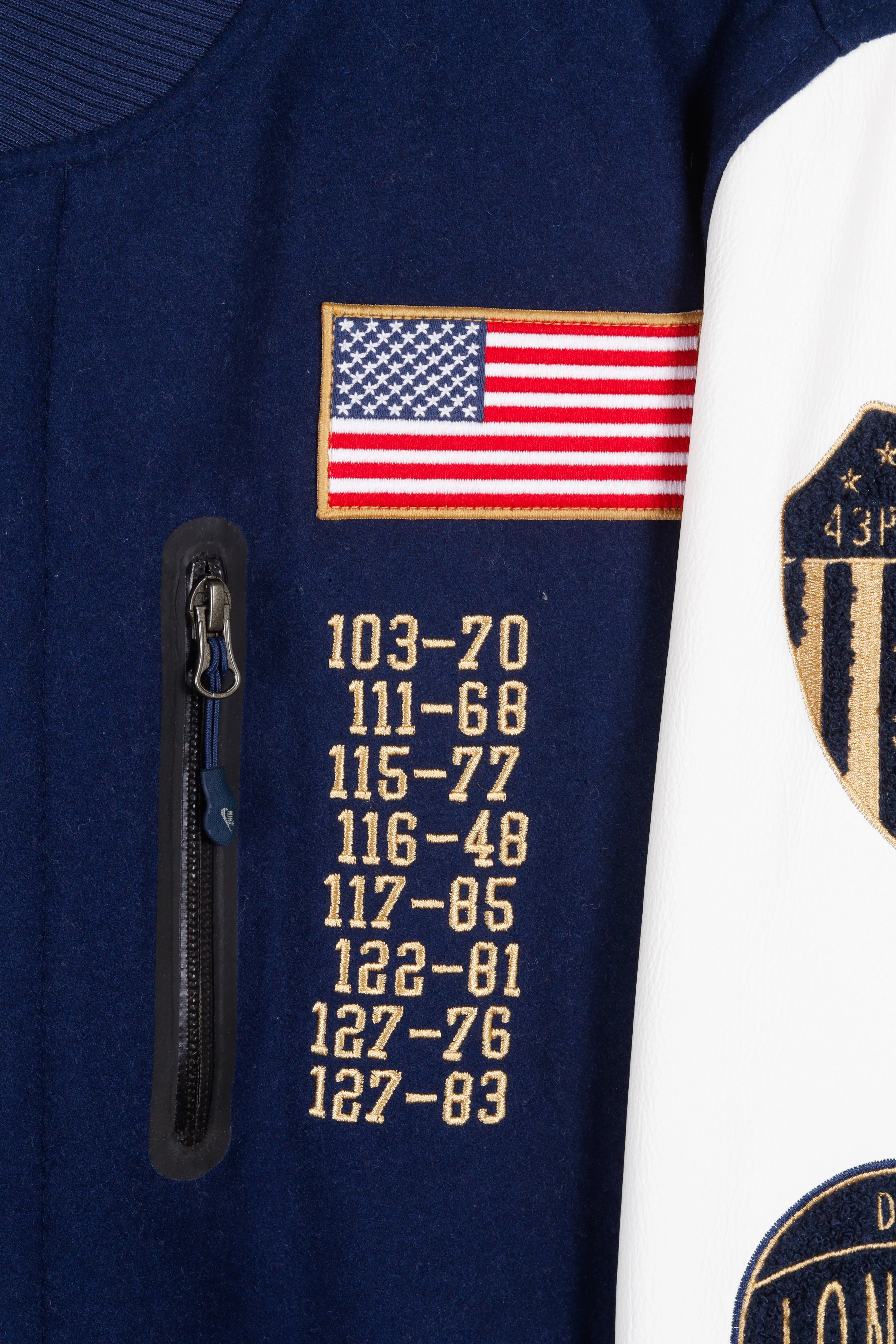 Nike 'Team USA 20th Anniversary Dream Team' Destroyer Varsity Jacket Navy (2012)