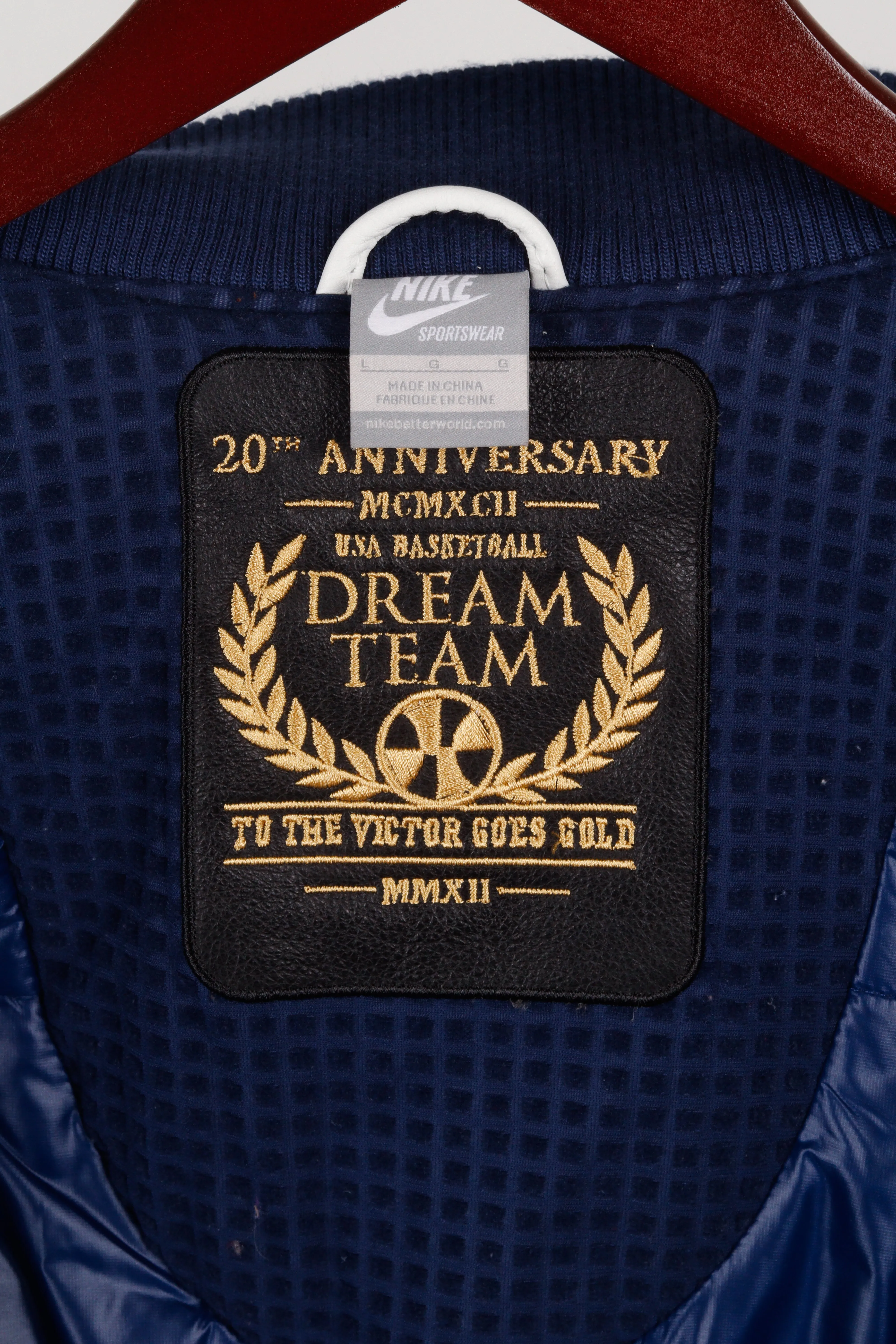 Nike 'Team USA 20th Anniversary Dream Team' Destroyer Varsity Jacket Navy (2012)