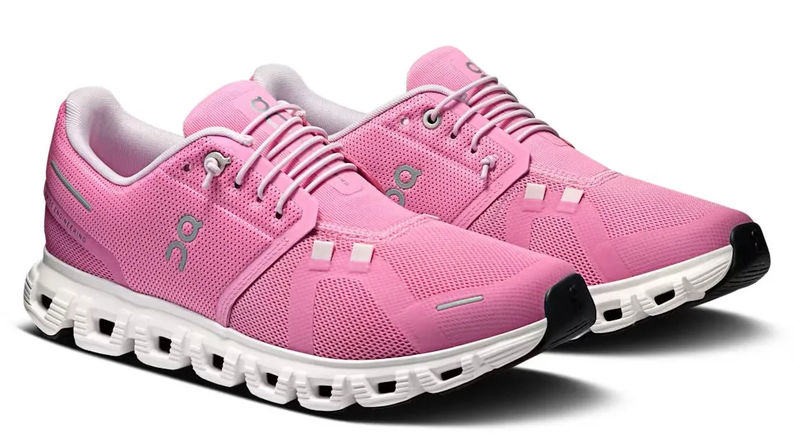 On Running Cloud 6 Raspberry White (Women's)