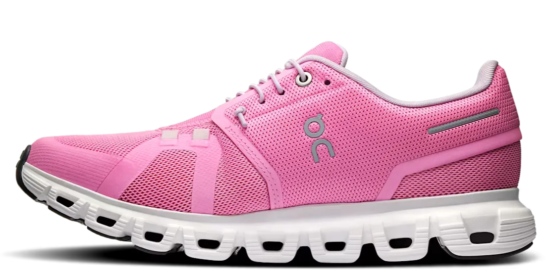 On Running Cloud 6 Raspberry White (Women's)