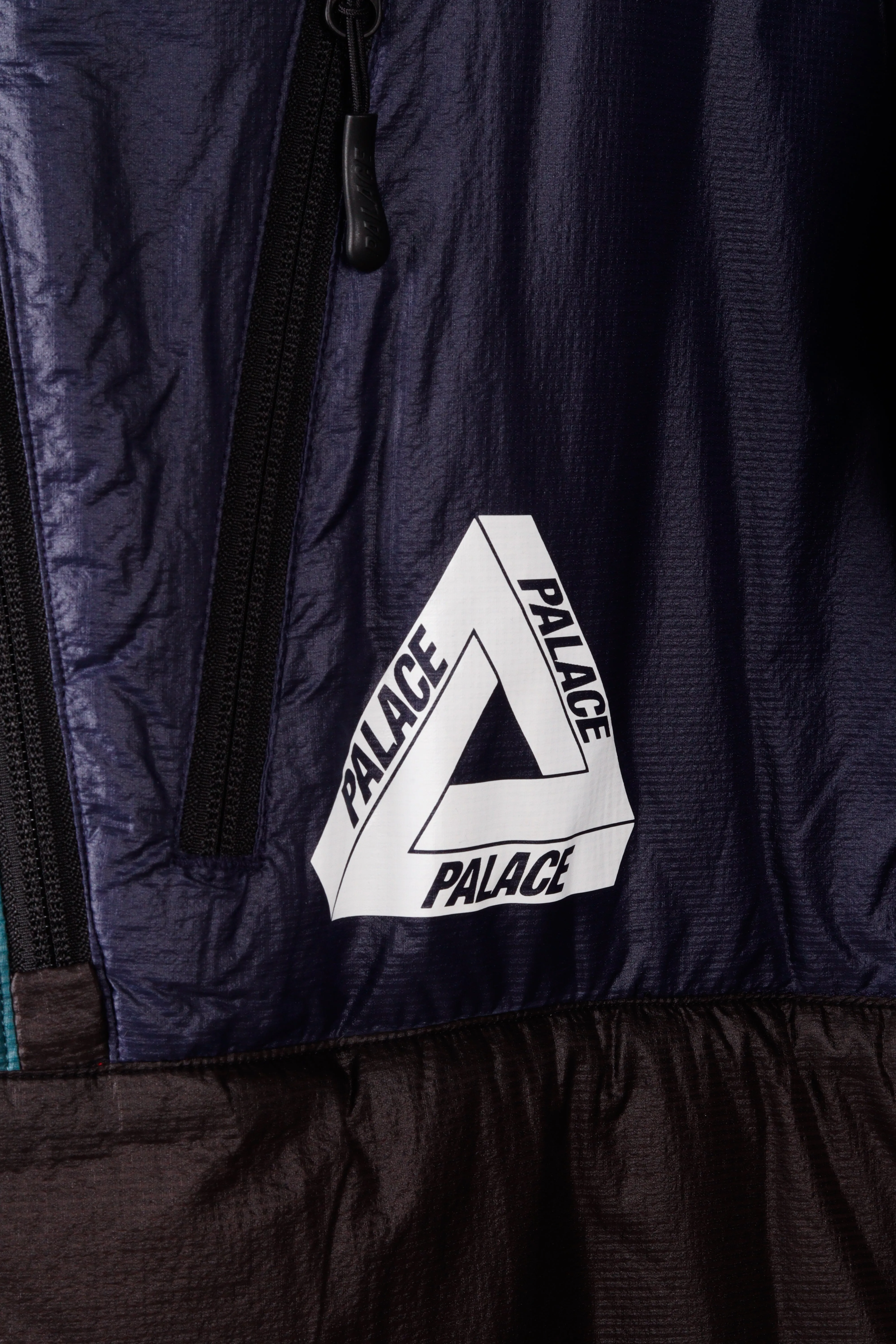 Palace SS18 'P-Tex Pertex Liner Multicolor' Pullover Down Jacket Black (2018)