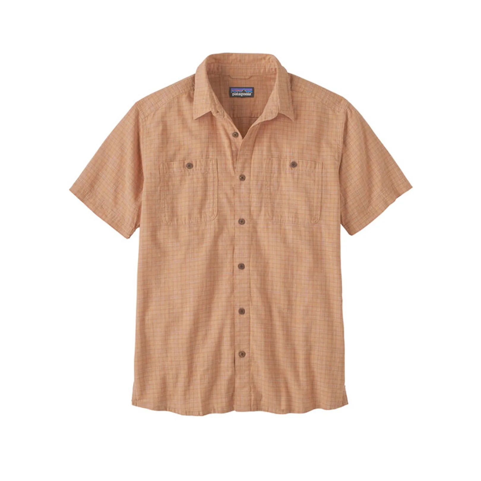 Patagonia Back Step Shirt Rainfall Plaid Trip Brown Sale
