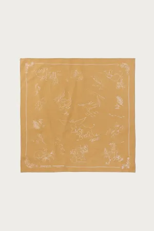 Printed Bandana - Khaki/Animal