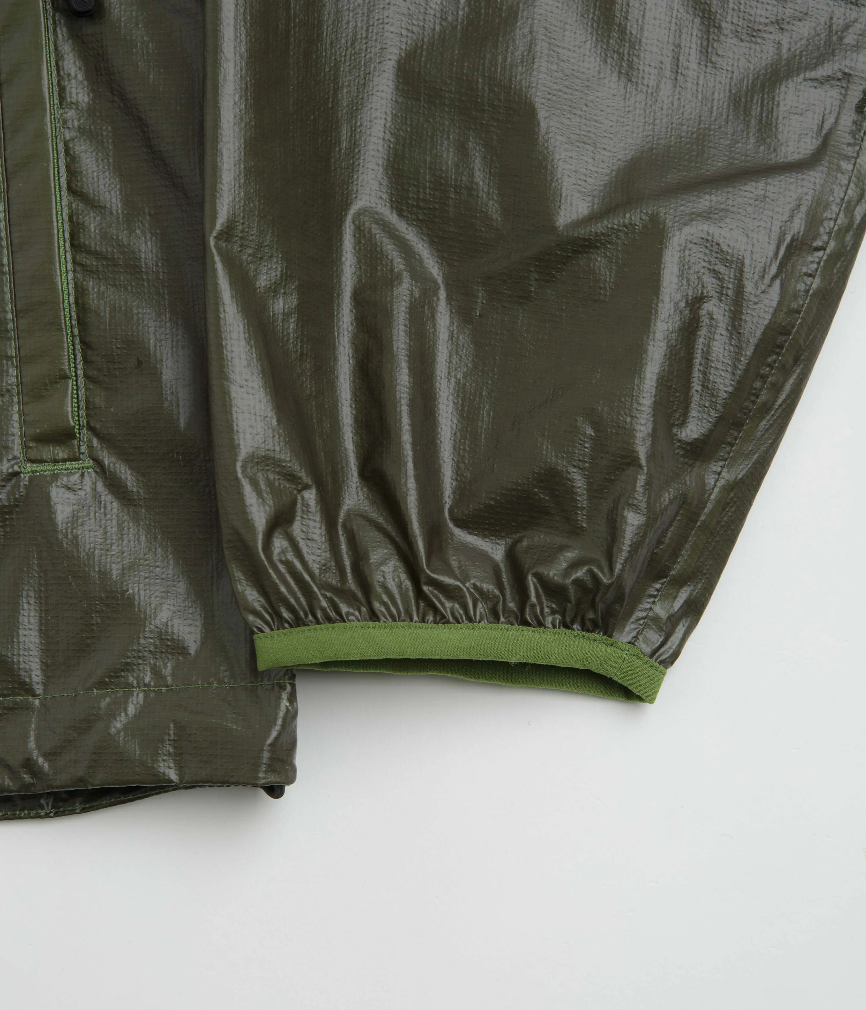 Purple Mountain Observatory Heatreactive Breeze Jacket - Khaki / Lime