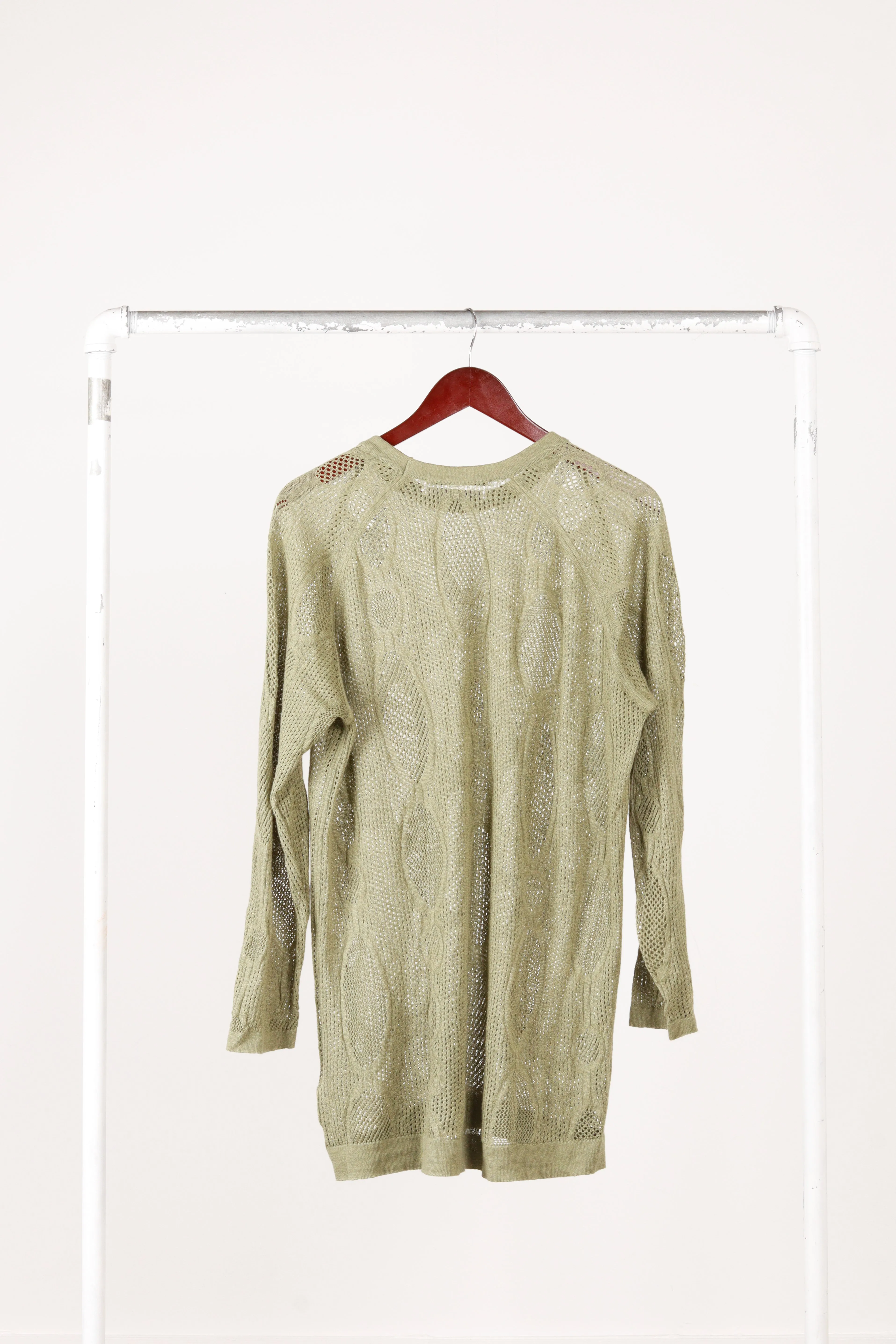 RANRA SS23 'Glofaxi Sheer' Sweater Green (2023)