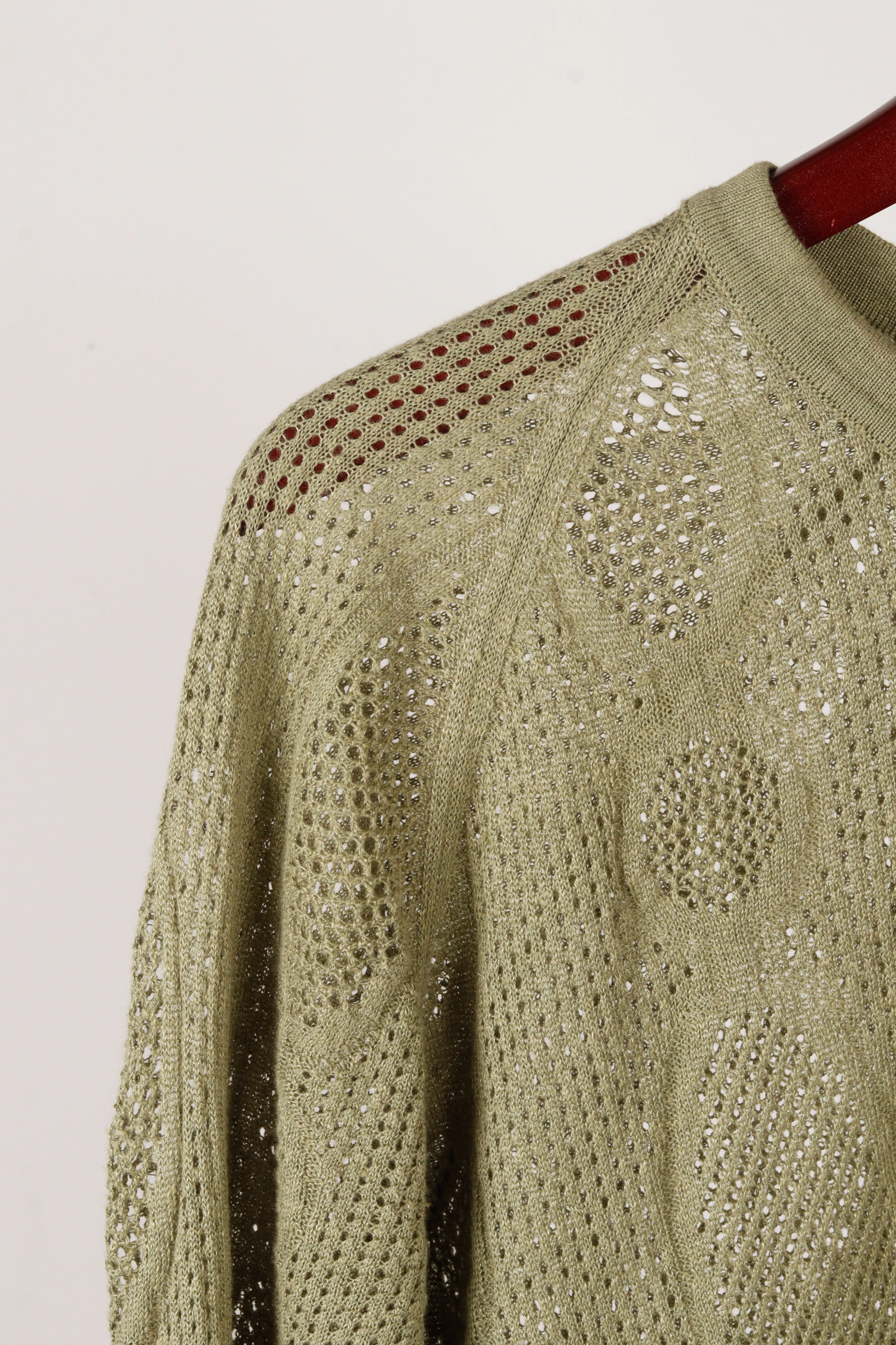 RANRA SS23 'Glofaxi Sheer' Sweater Green (2023)
