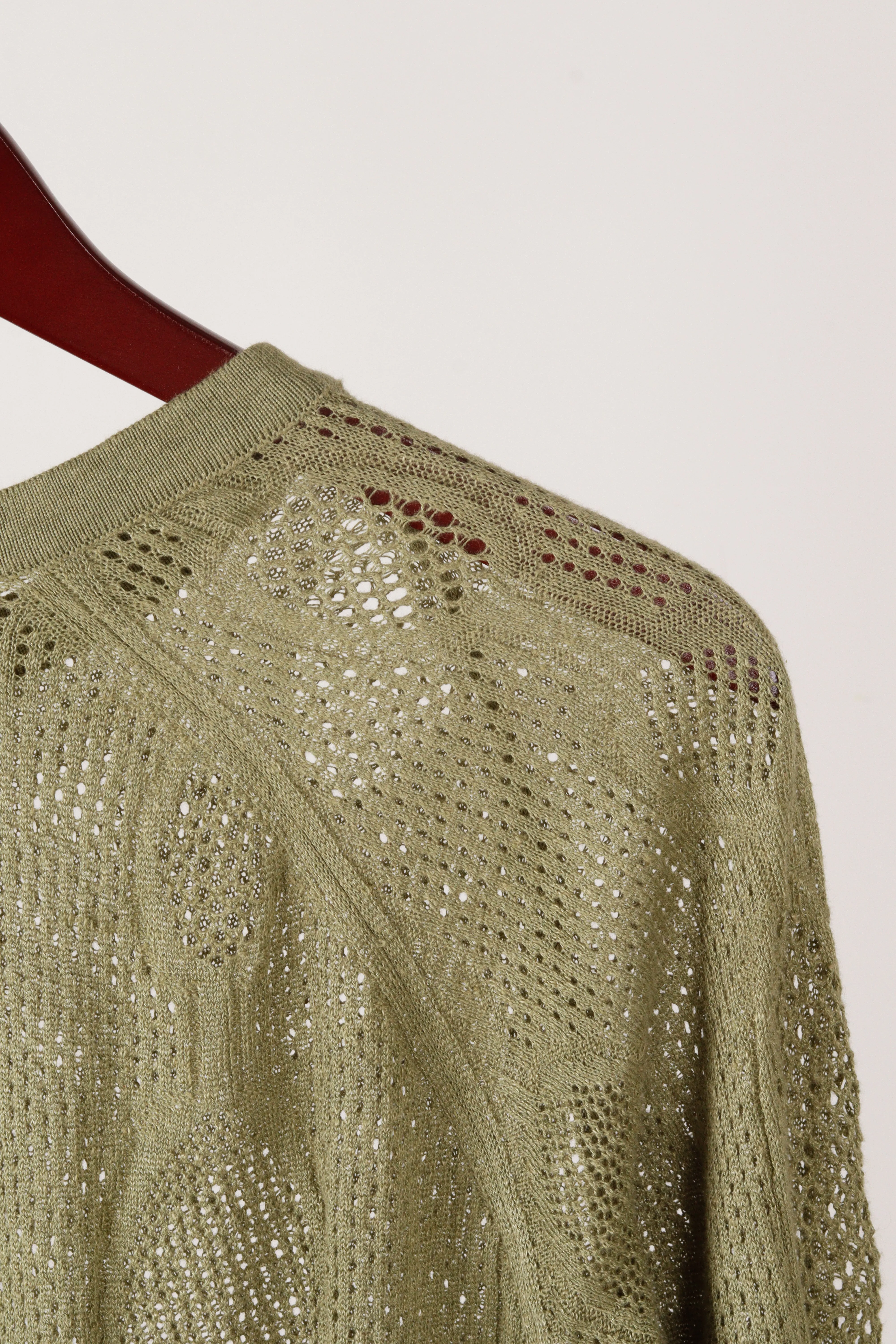 RANRA SS23 'Glofaxi Sheer' Sweater Green (2023)