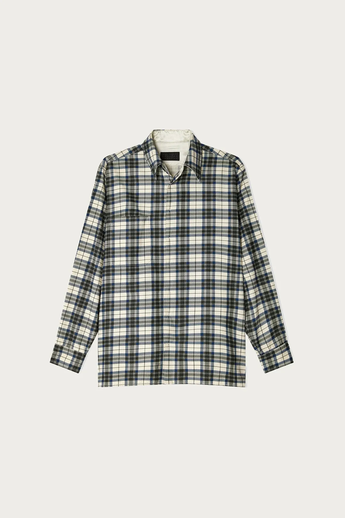 Reversible Flannel Shirt - Black/Blue