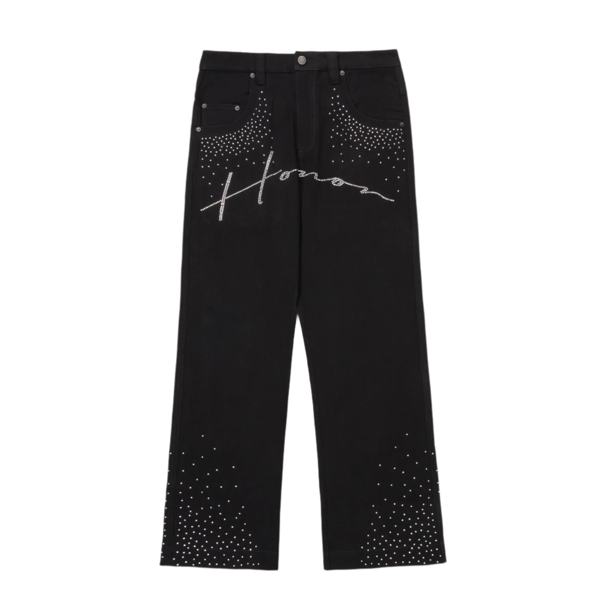 Rhinestone Wide Leg Pant