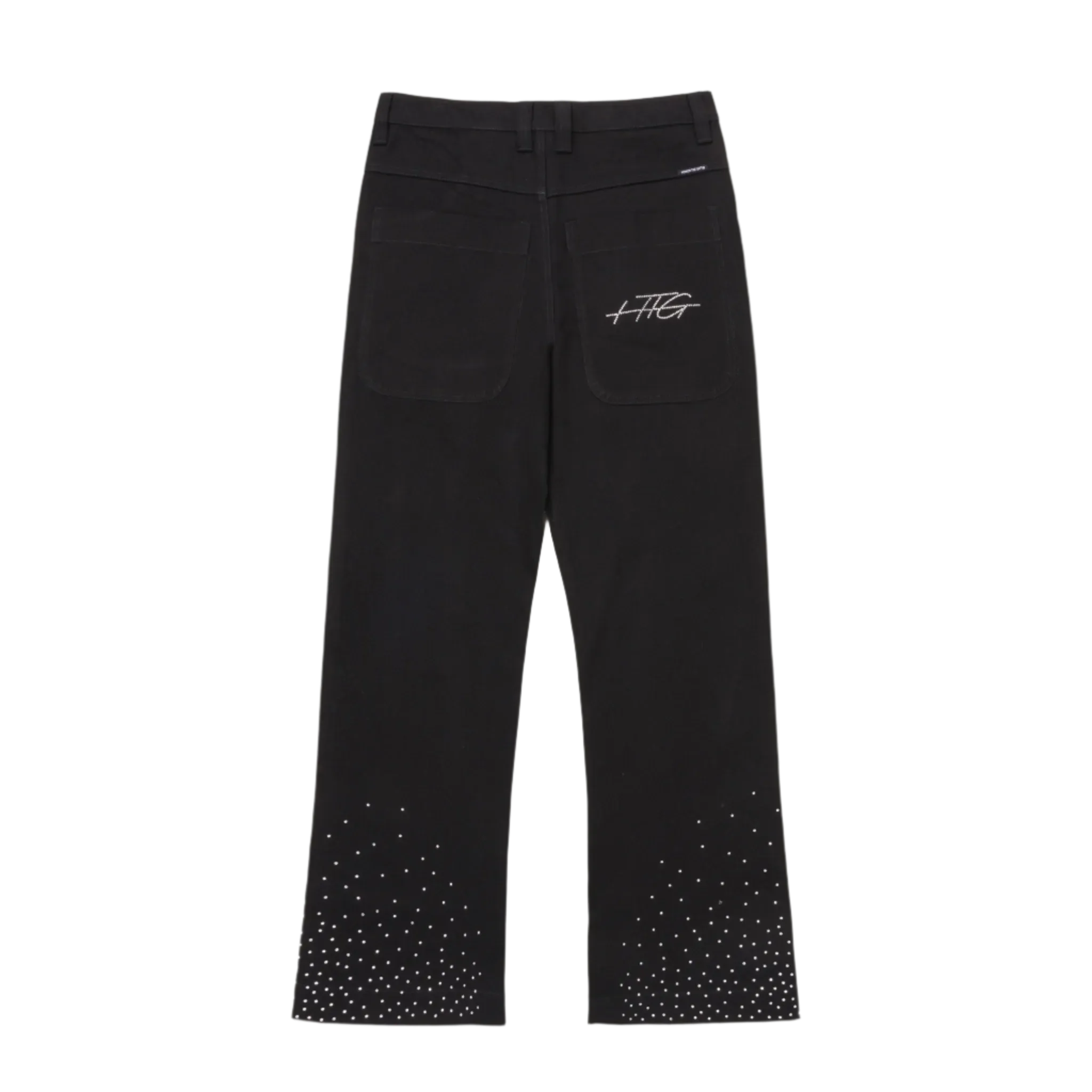 Rhinestone Wide Leg Pant