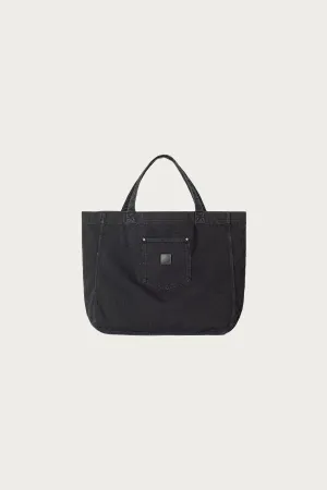 Rivet Tote Bag - Black Stone Washed