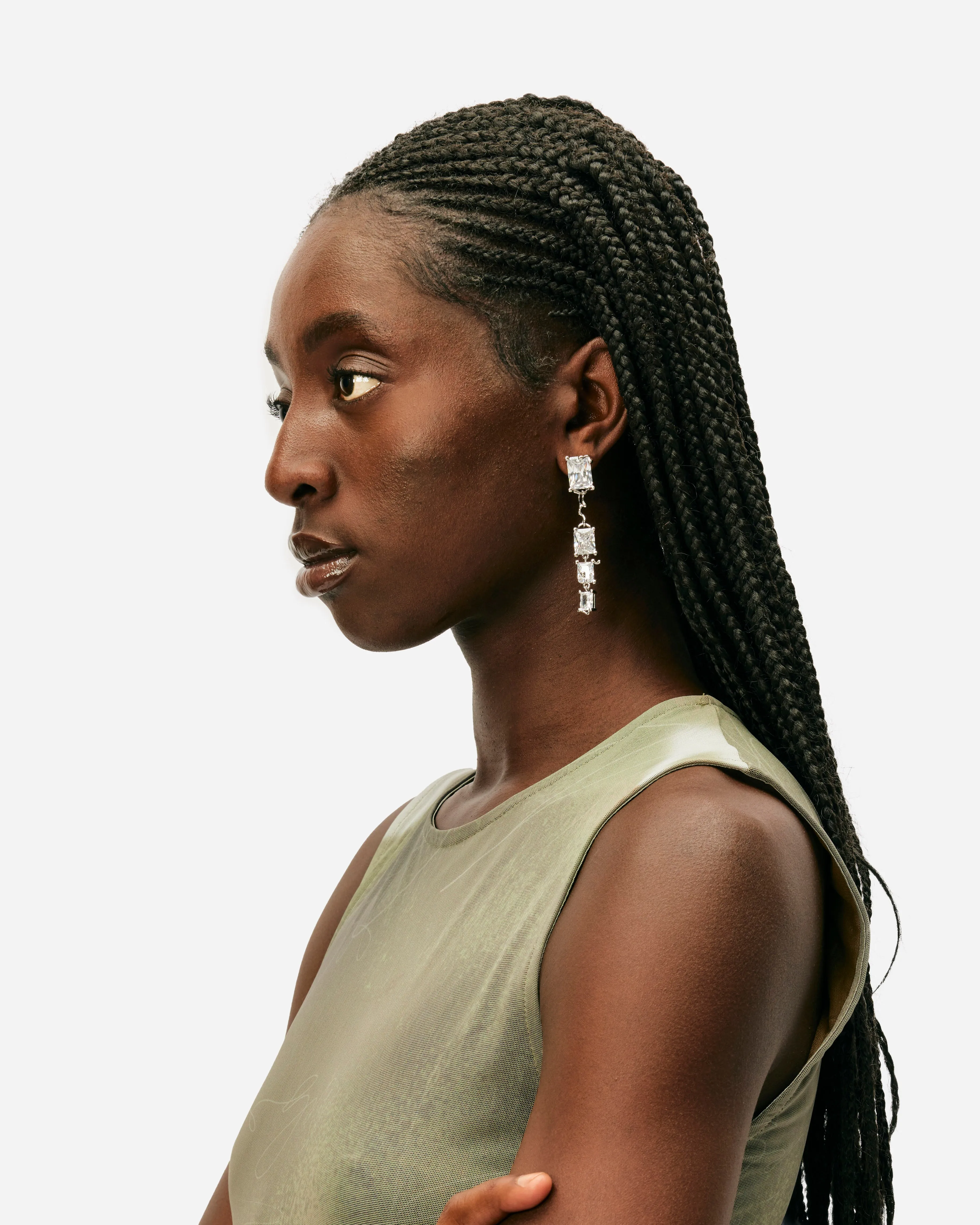 Roppongi Chandelier Earring Silver