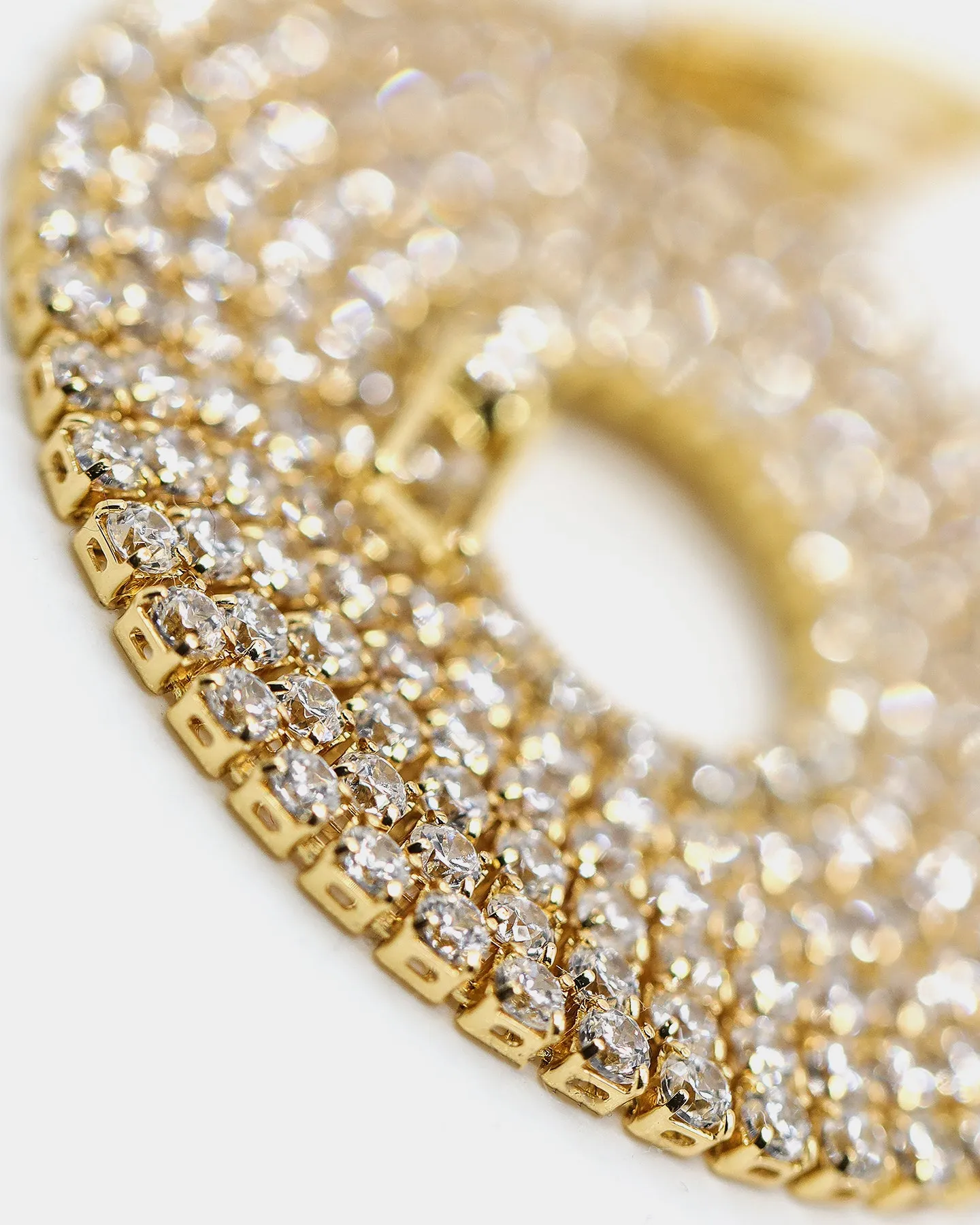 Saint Morta Micro 24 Tennis Necklace Gold Plated