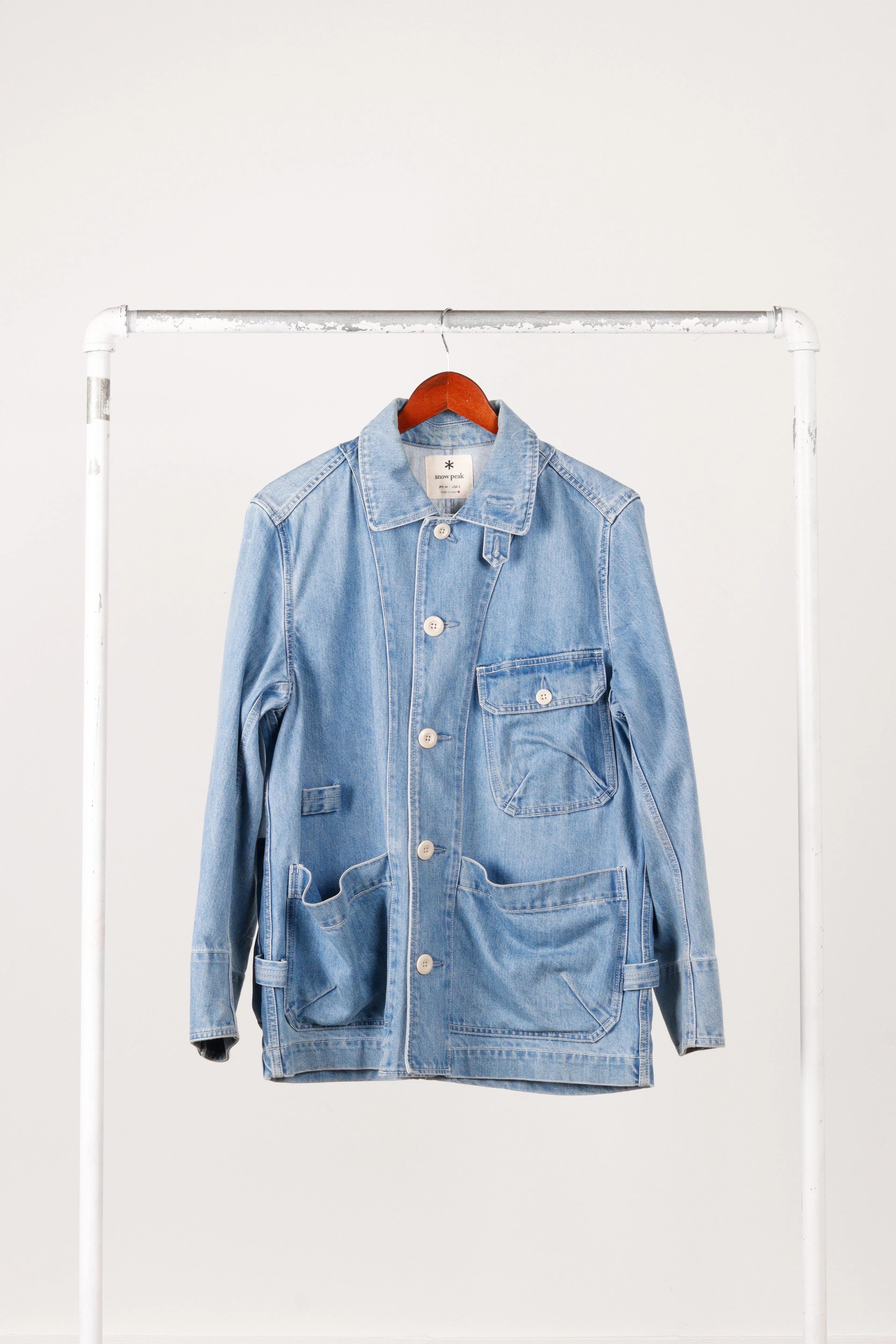 Snow Peak SS20 'Tabiki Denim Chore' Jacket Blue (2020)