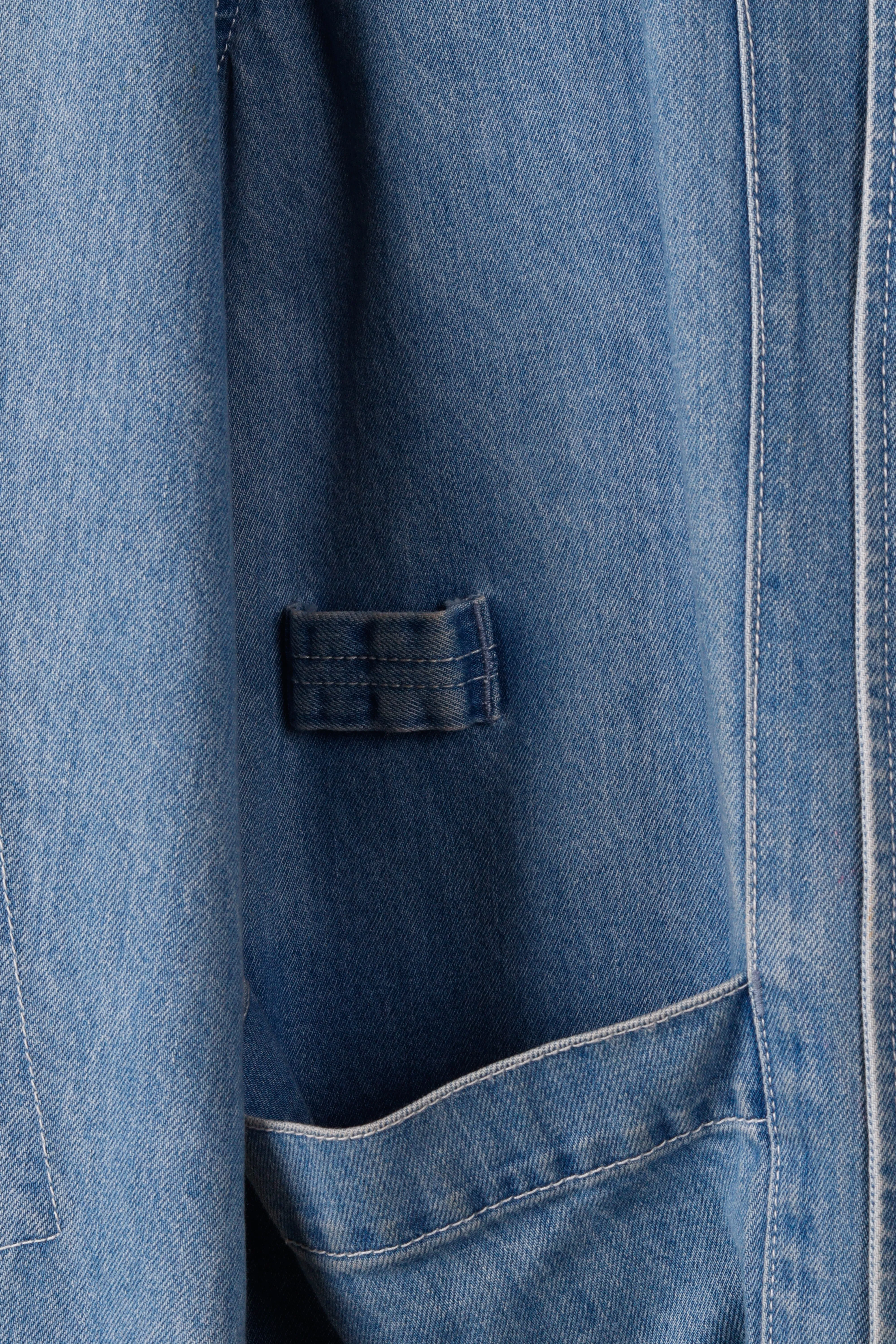 Snow Peak SS20 'Tabiki Denim Chore' Jacket Blue (2020)