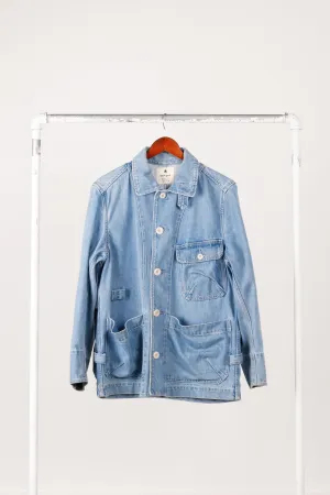 Snow Peak SS20 'Tabiki Denim Chore' Jacket Blue (2020)