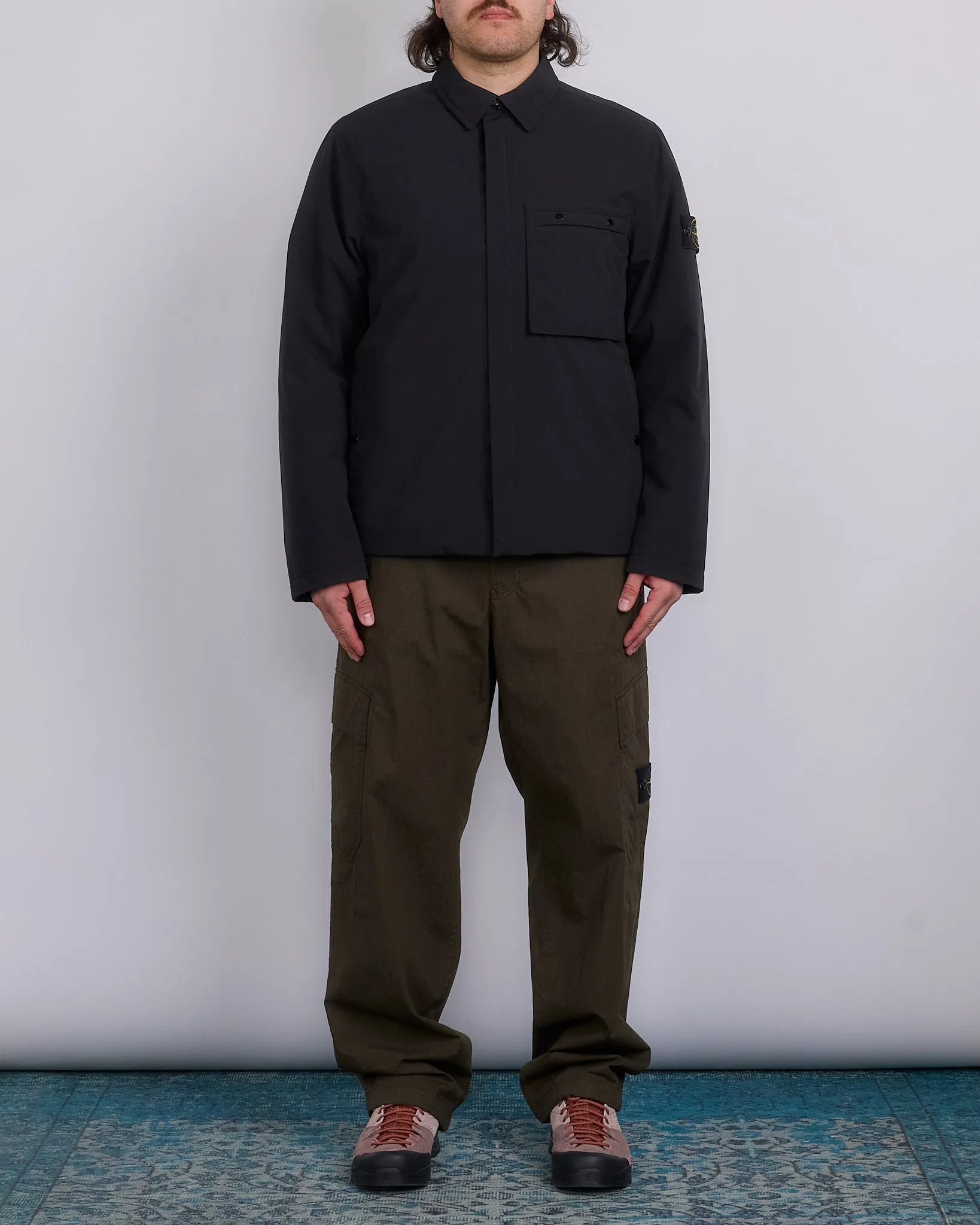 Stone Island Primaloft Softshell Chore Coat Black