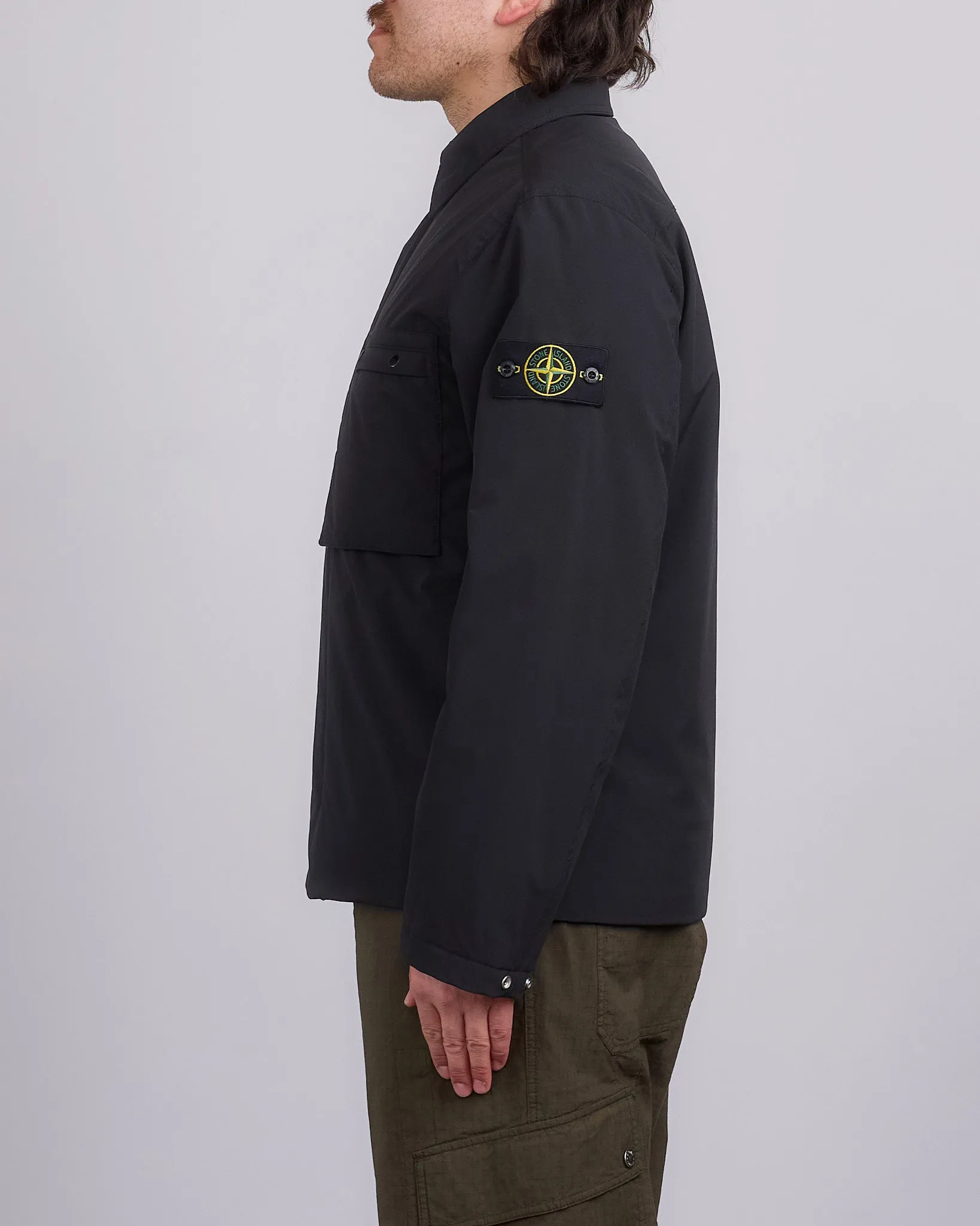 Stone Island Primaloft Softshell Chore Coat Black