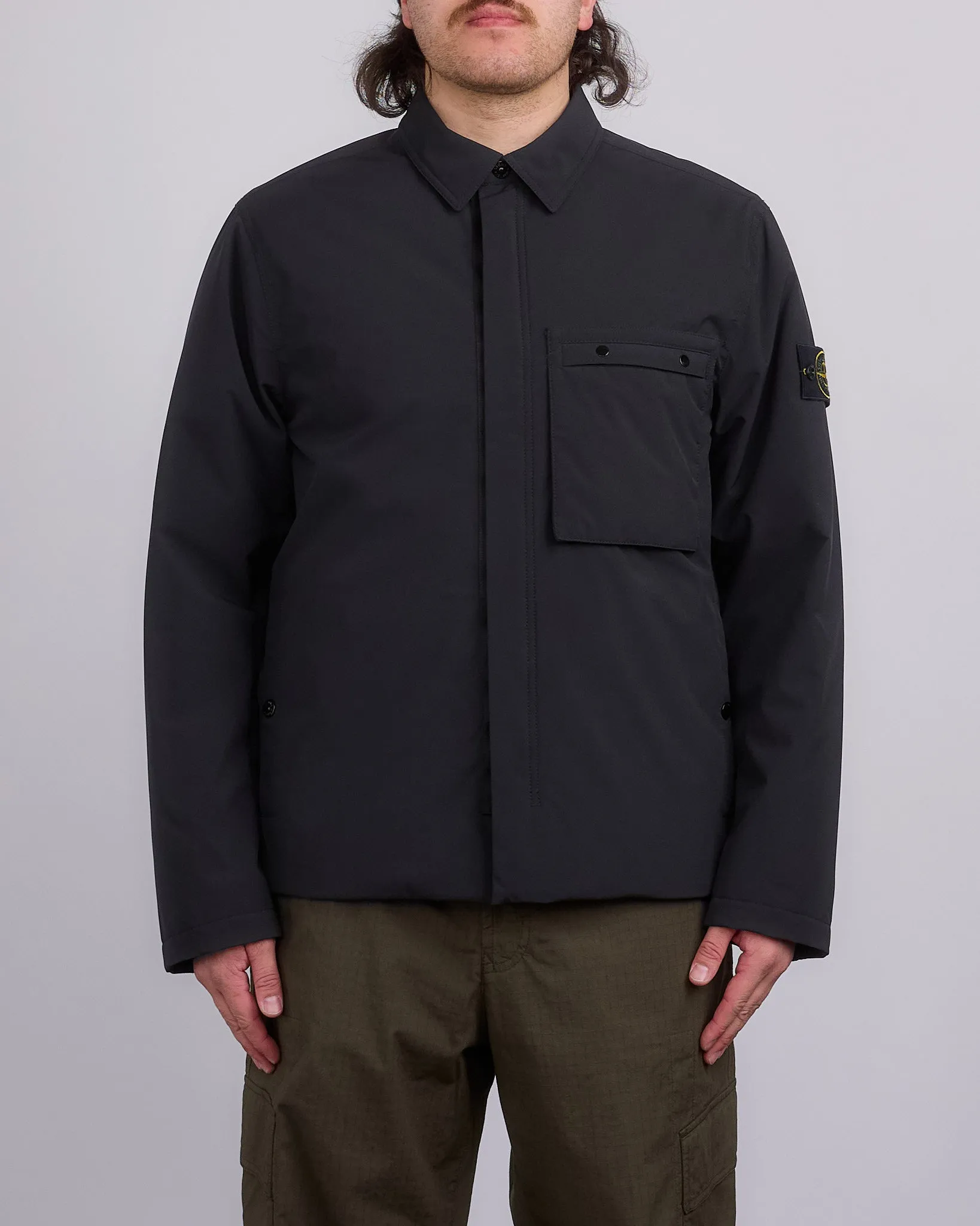 Stone Island Primaloft Softshell Chore Coat Black