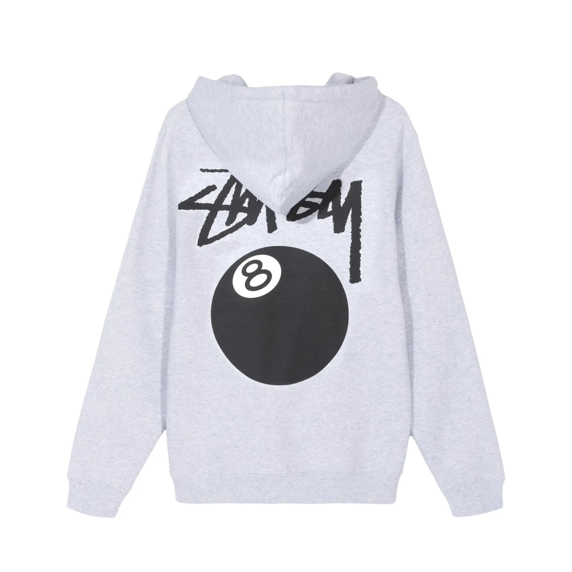 Stssy 8 Ball Hoodie Ash heather