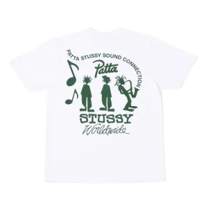 Stssy x Patta Sound Connection T-shirt White