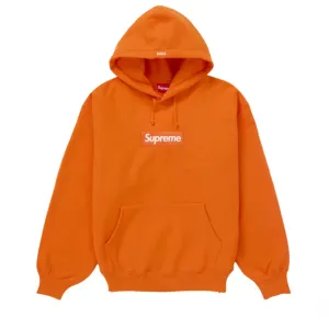 Supreme Box Logo Hoodie FW 2024 Orange