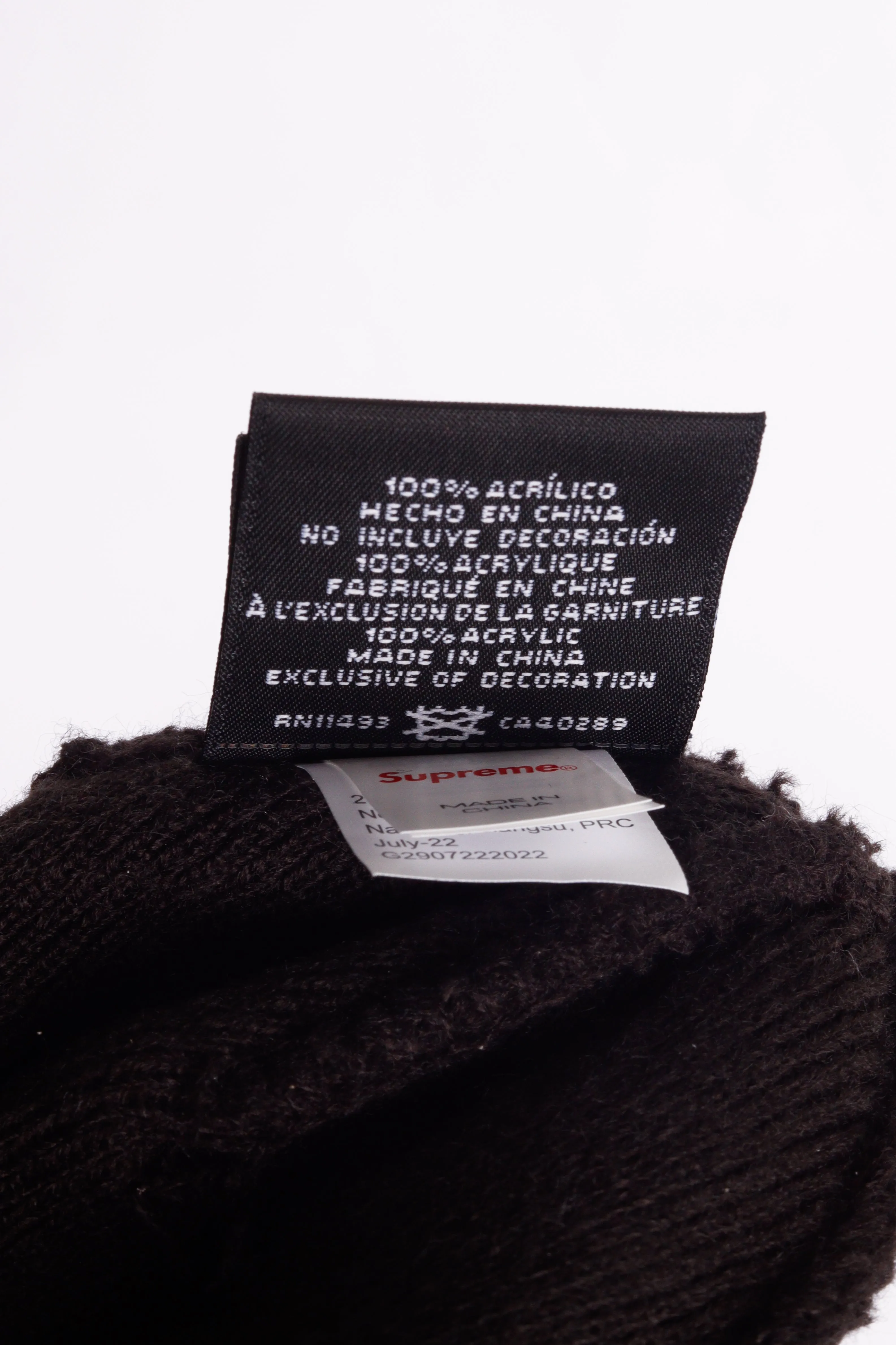 Supreme FW22 'Box Logo' New Era Beanie Black (2022)