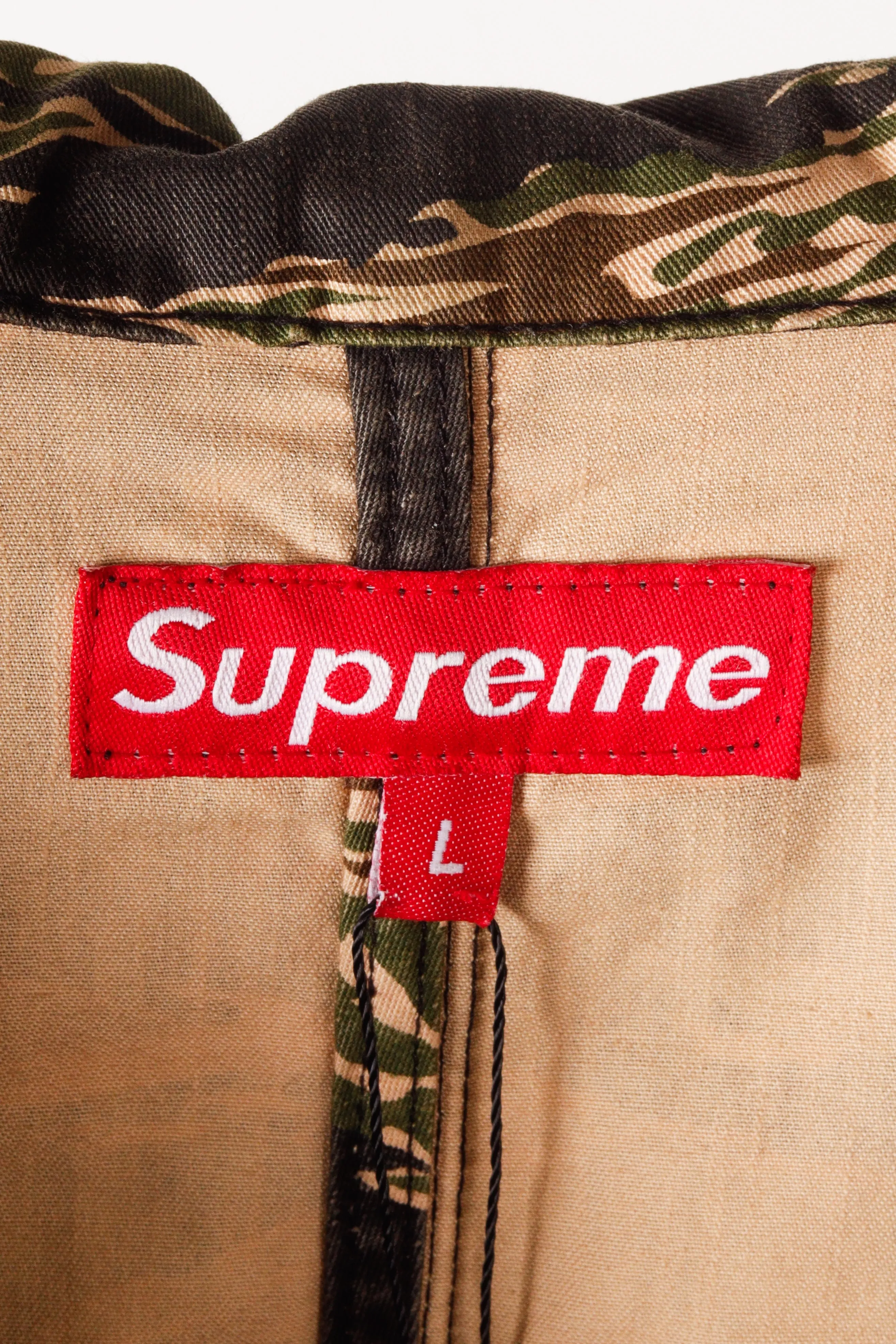 Supreme SS21 'Hooded Face Mask' Parka Tiger Camo (2021)