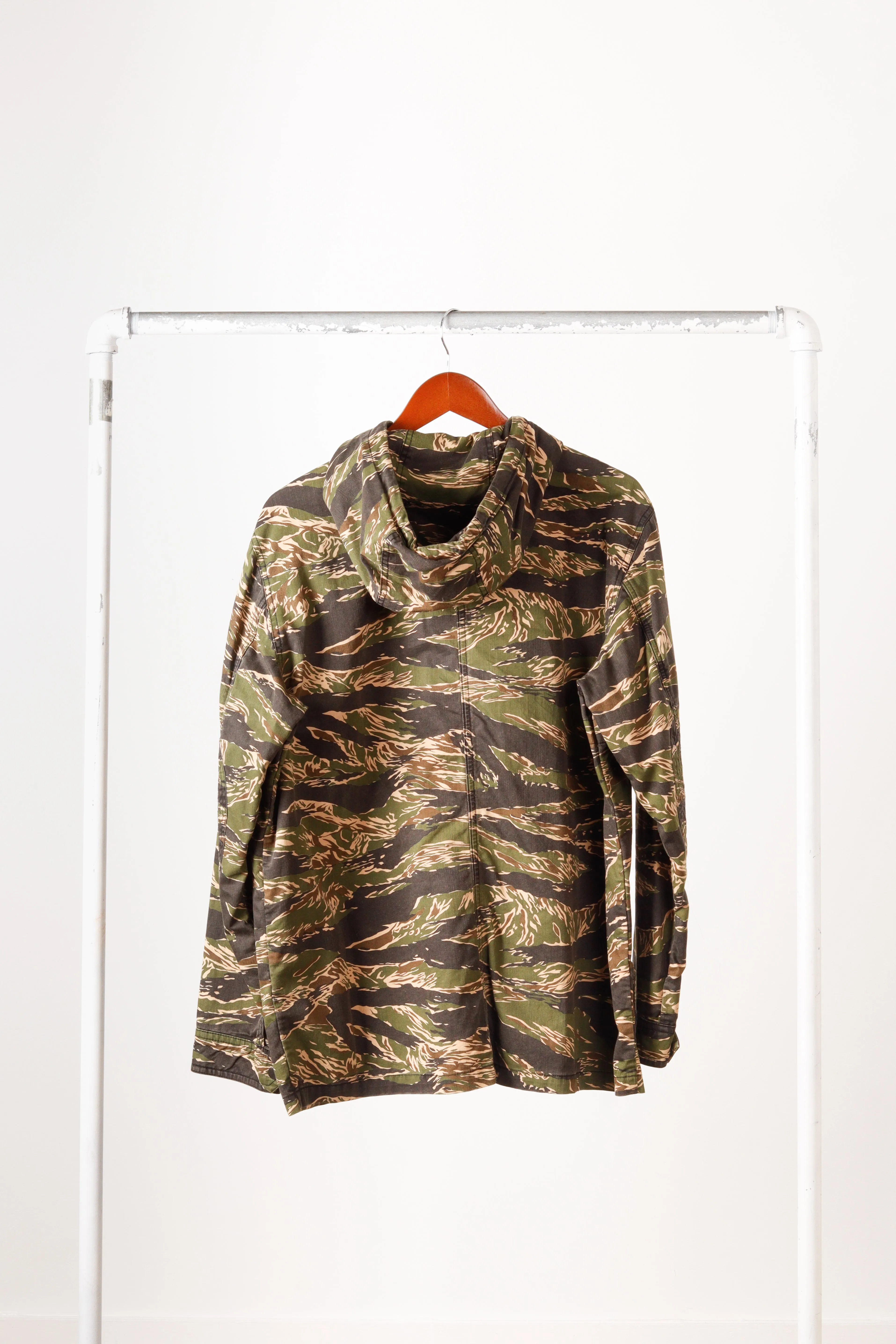 Supreme SS21 'Hooded Face Mask' Parka Tiger Camo (2021)