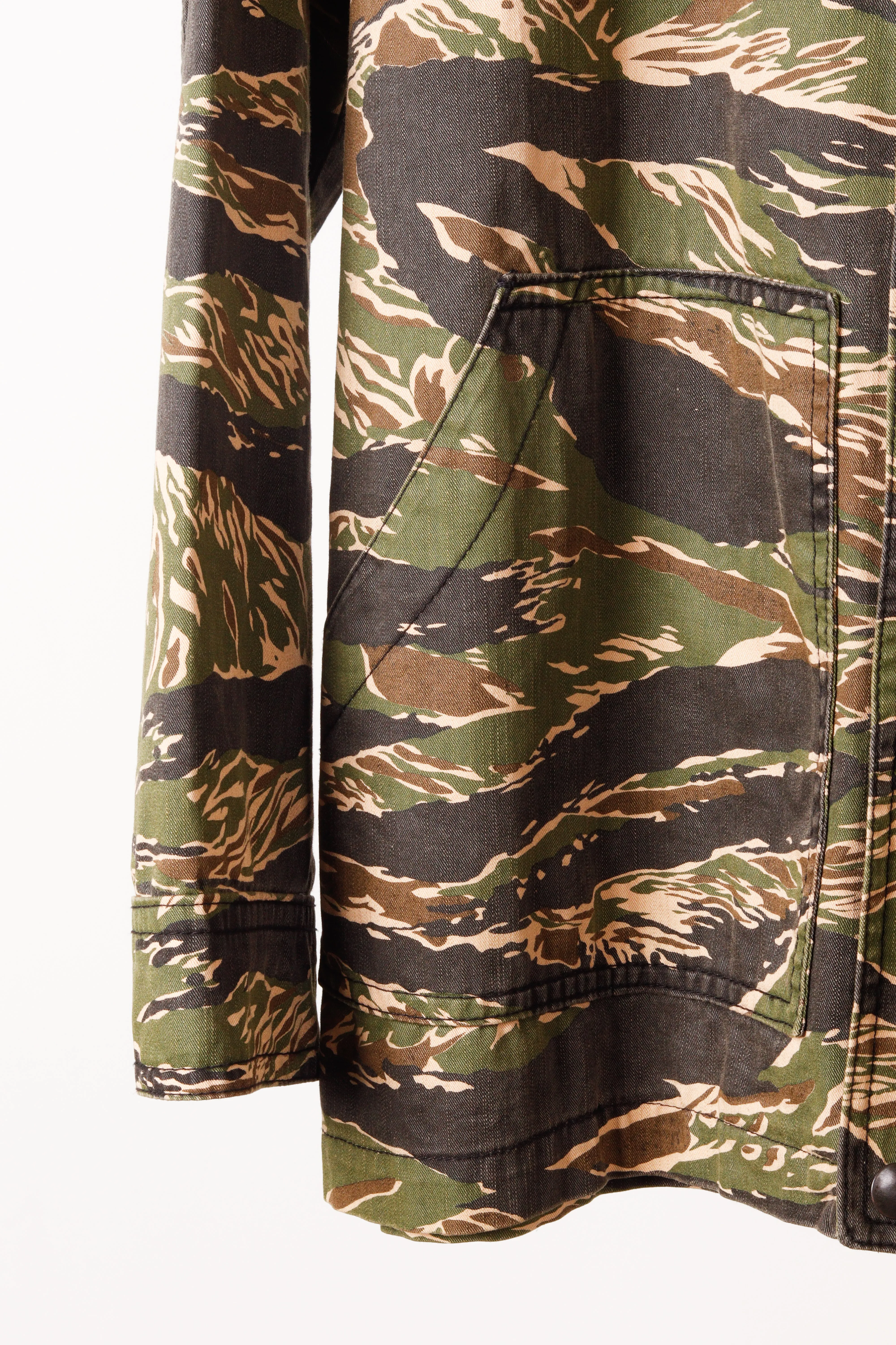 Supreme SS21 'Hooded Face Mask' Parka Tiger Camo (2021)