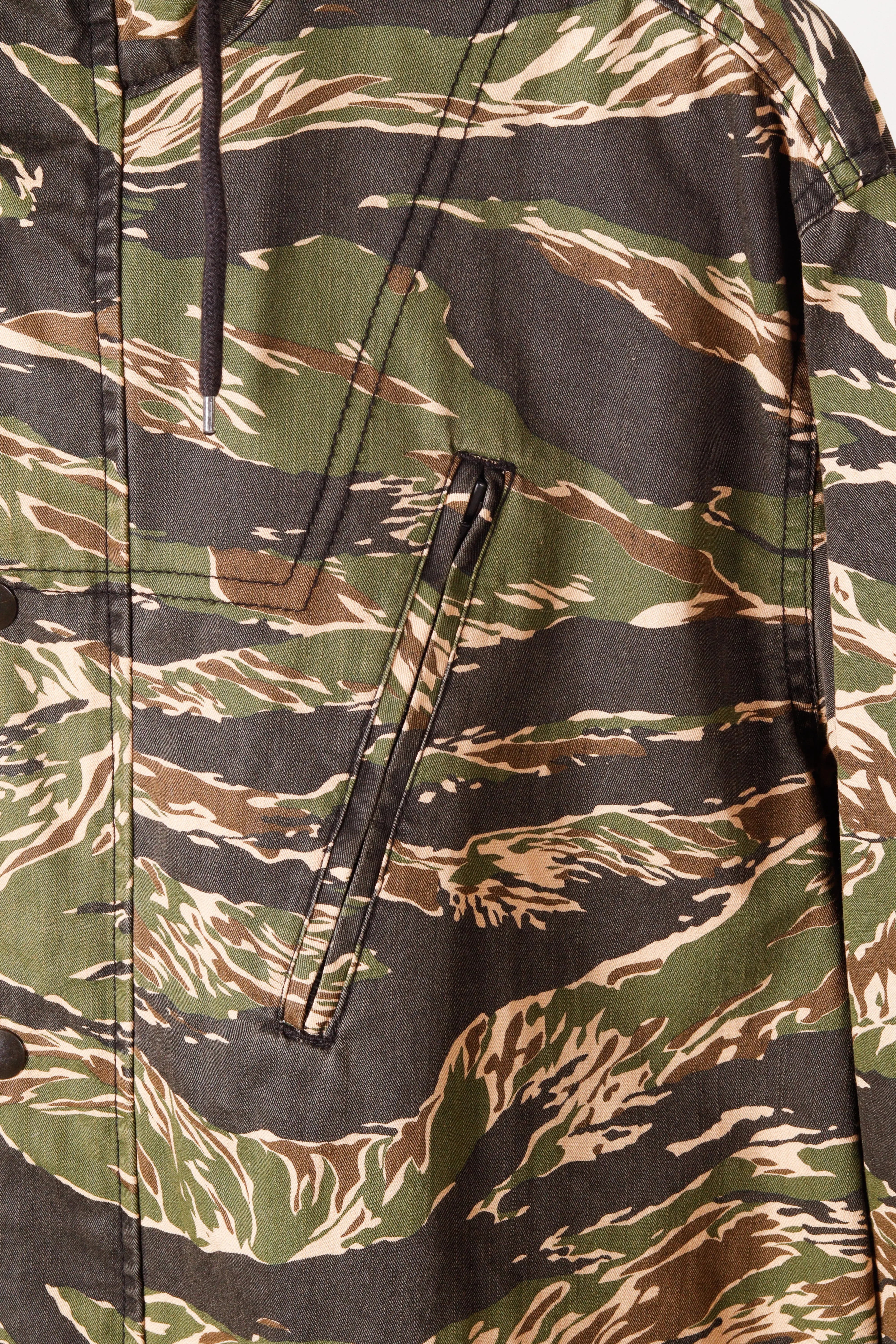 Supreme SS21 'Hooded Face Mask' Parka Tiger Camo (2021)