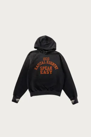 SWT Knit Raglan Hoodie (SPEAKEASY College) - Black