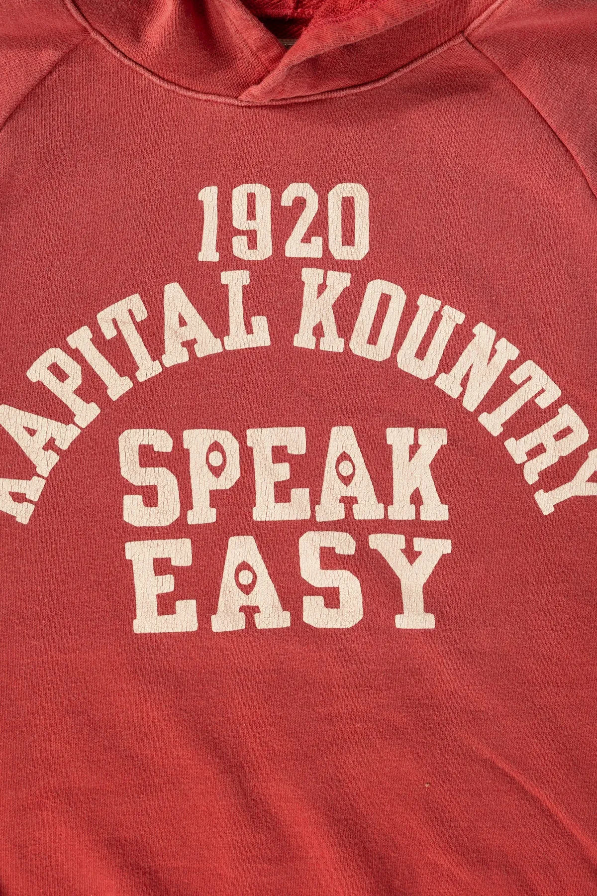SWT Knit Raglan Hoodie (SPEAKEASY College) - Red