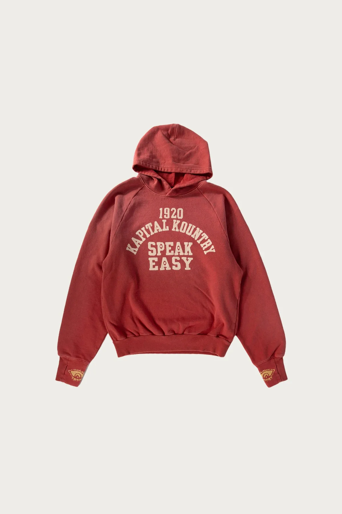 SWT Knit Raglan Hoodie (SPEAKEASY College) - Red