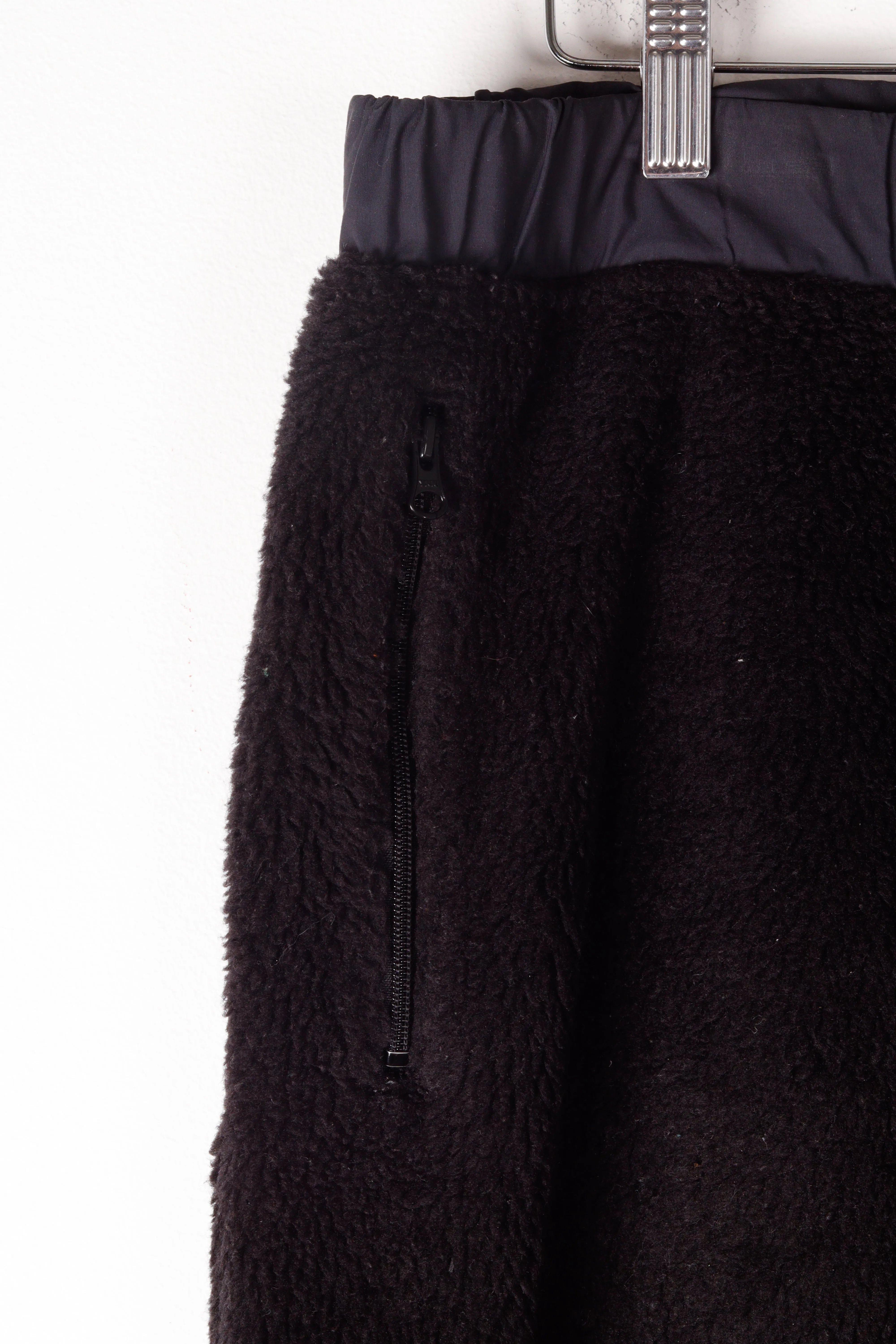 UNDERCOVER FW19 'Nylon Wool' Fleece Pants Black (2019)