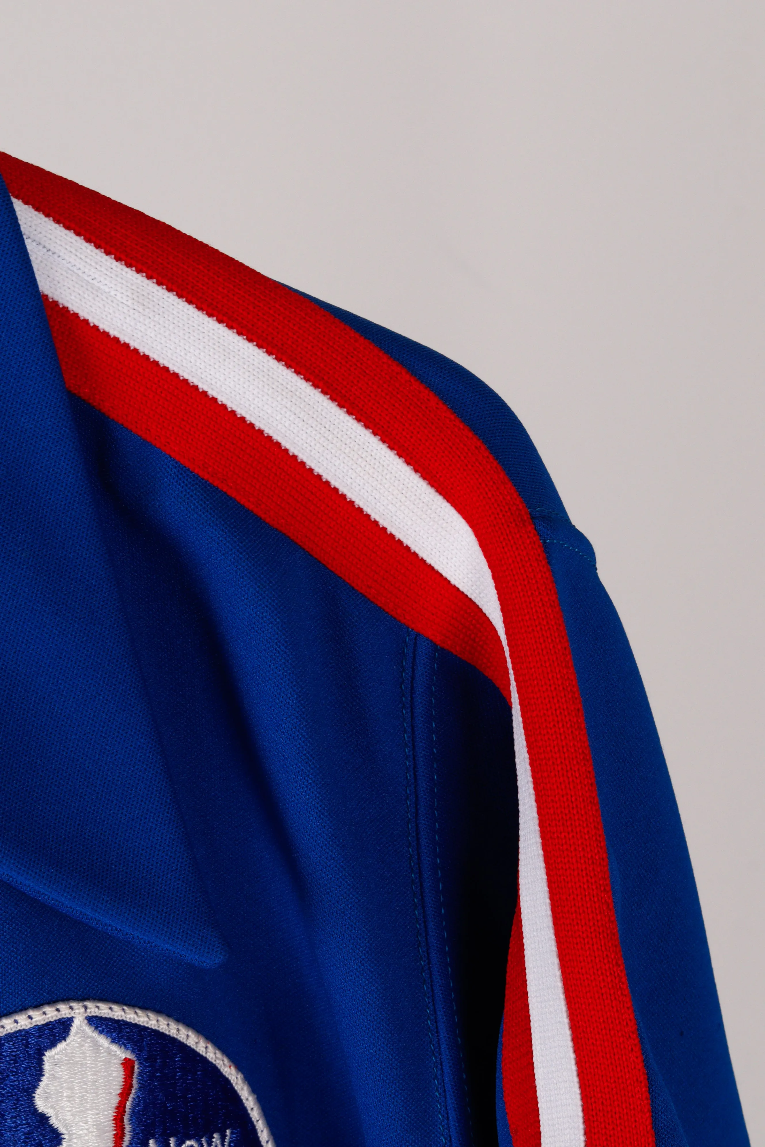 Vintage 1983-84 Rawlings 'New Jersey Nets Away Team Issue' Shooting Shirt Blue