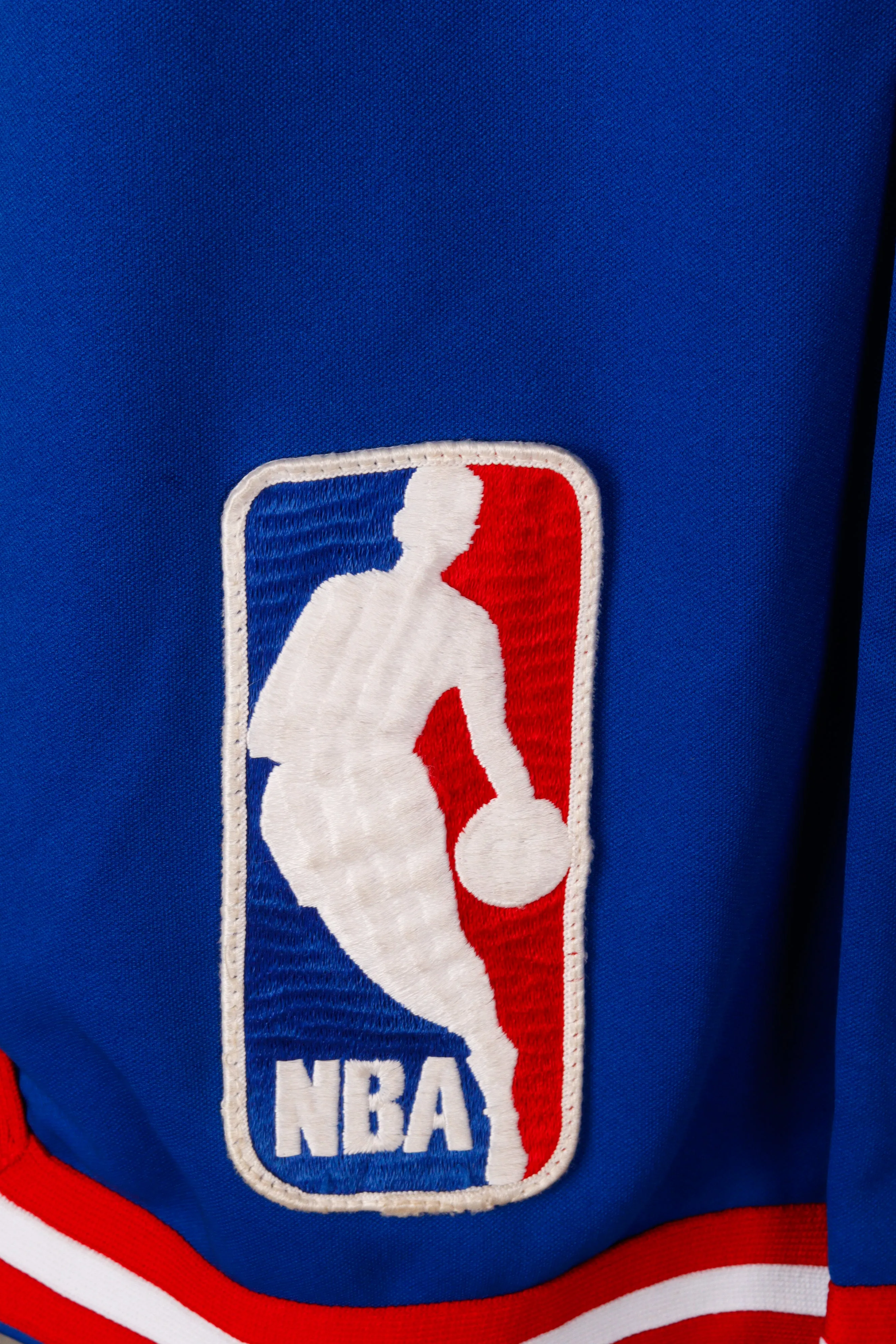 Vintage 1983-84 Rawlings 'New Jersey Nets Away Team Issue' Shooting Shirt Blue