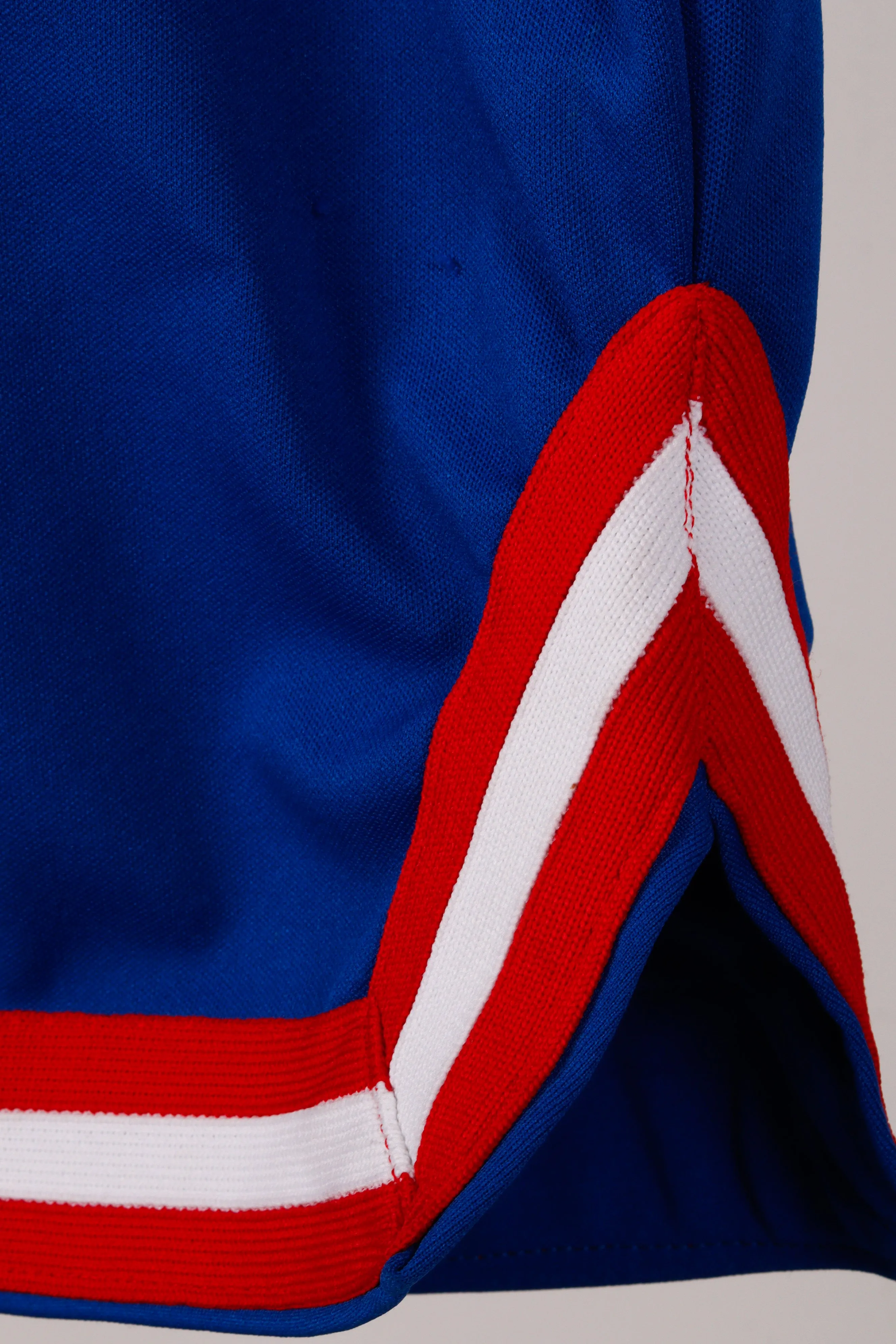 Vintage 1983-84 Rawlings 'New Jersey Nets Away Team Issue' Shooting Shirt Blue