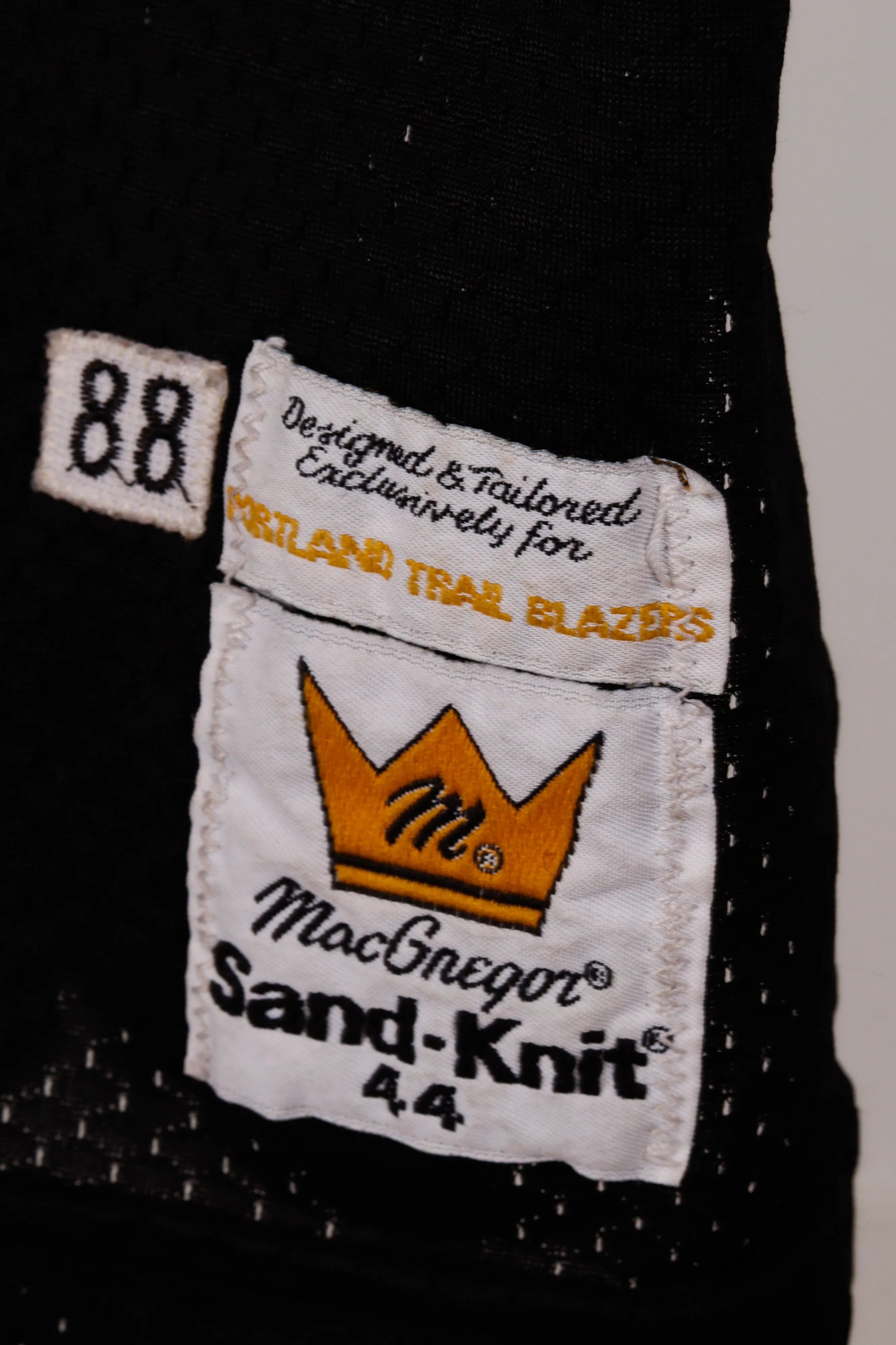 Vintage 1988-89 Sand Knit 'Terry Porter Portland Trailblazers' Shooting Shirt