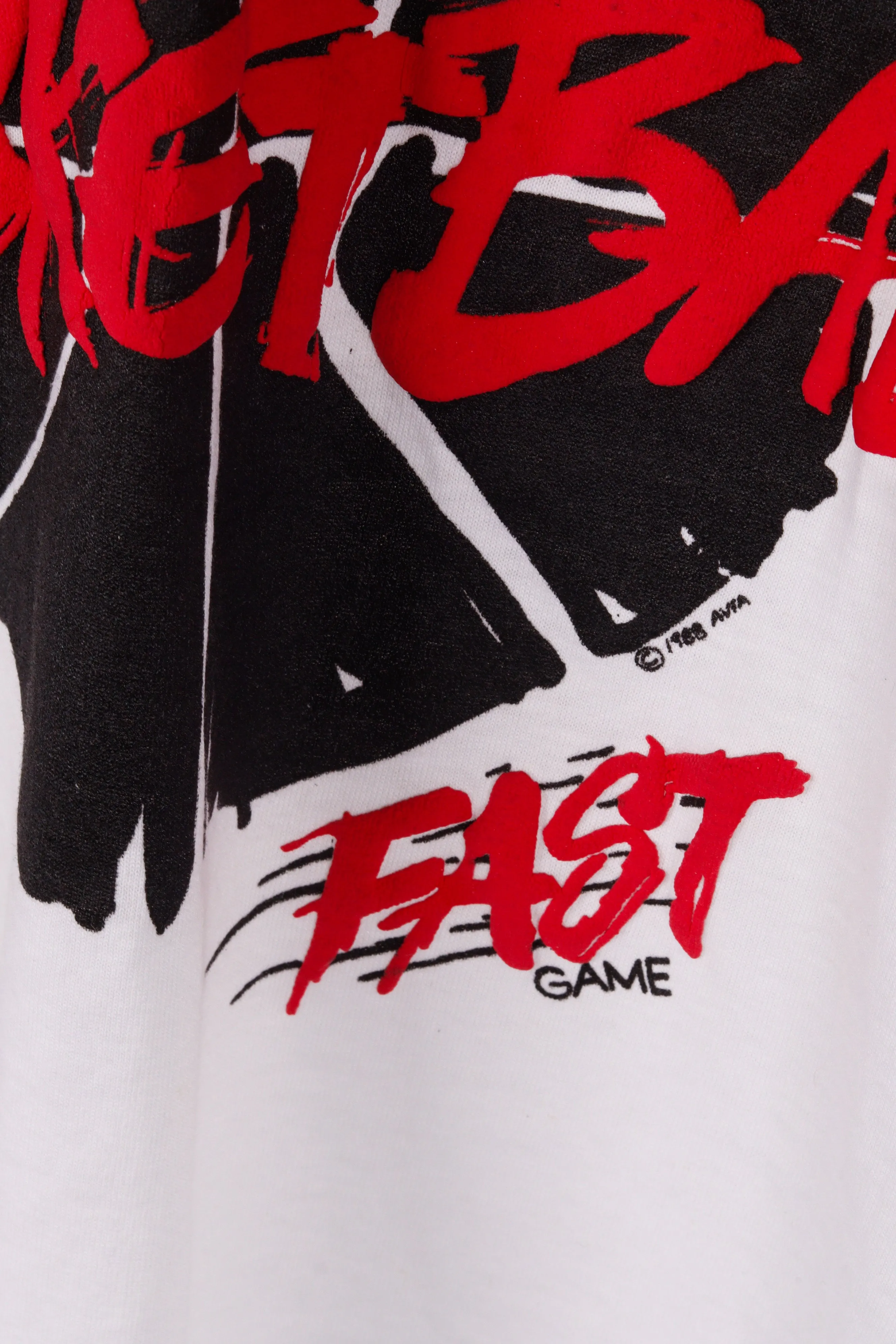 Vintage 1988 Avia 'Basketball Fast Game Logo' T-Shirt