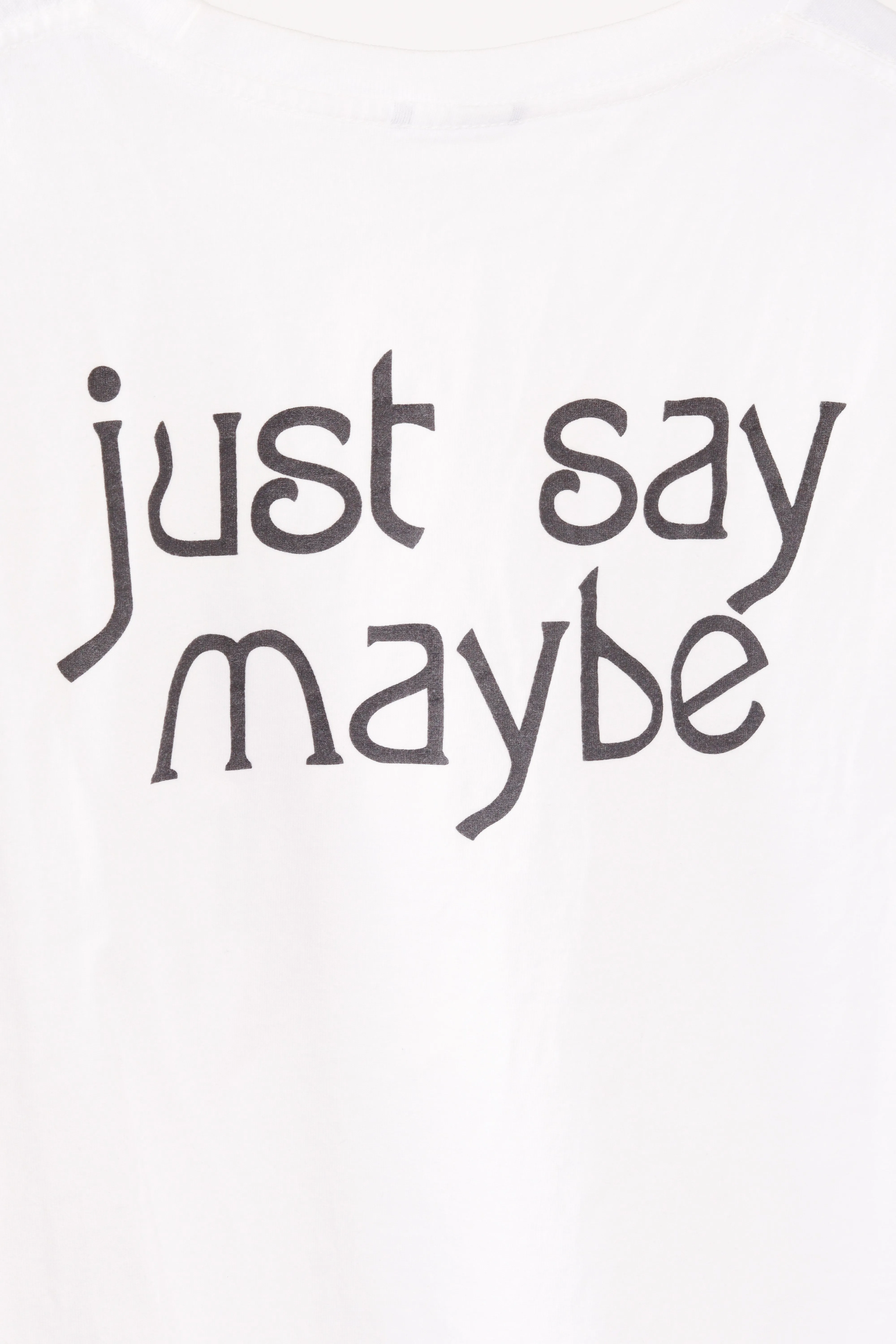 Vintage 2000's Smashing Pumpkins 'Just Say Maybe' T-Shirt White