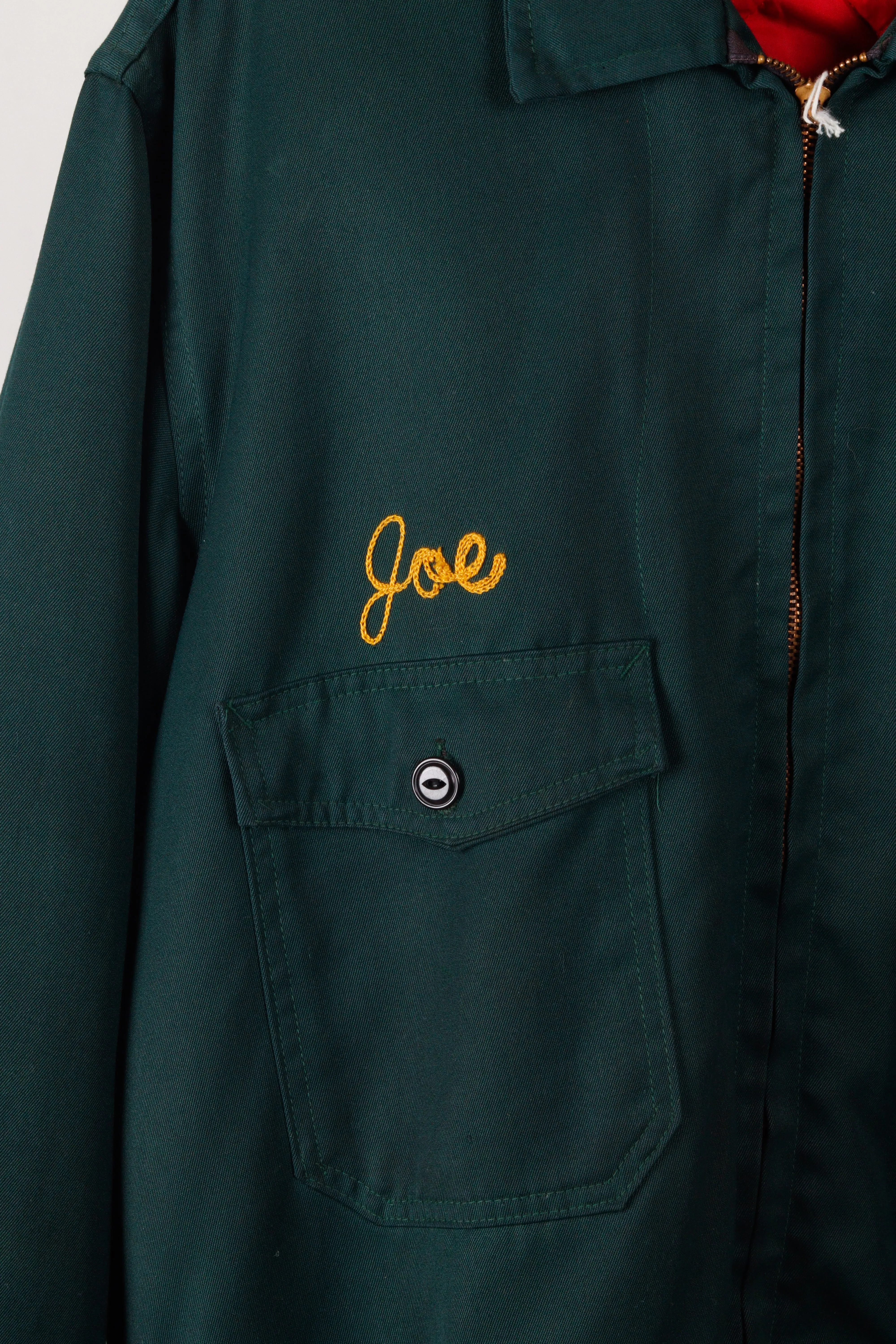 Vintage 50's Braxton Manufacturing Co 'Custom Chain Stitched All In Logo' Work Jacket