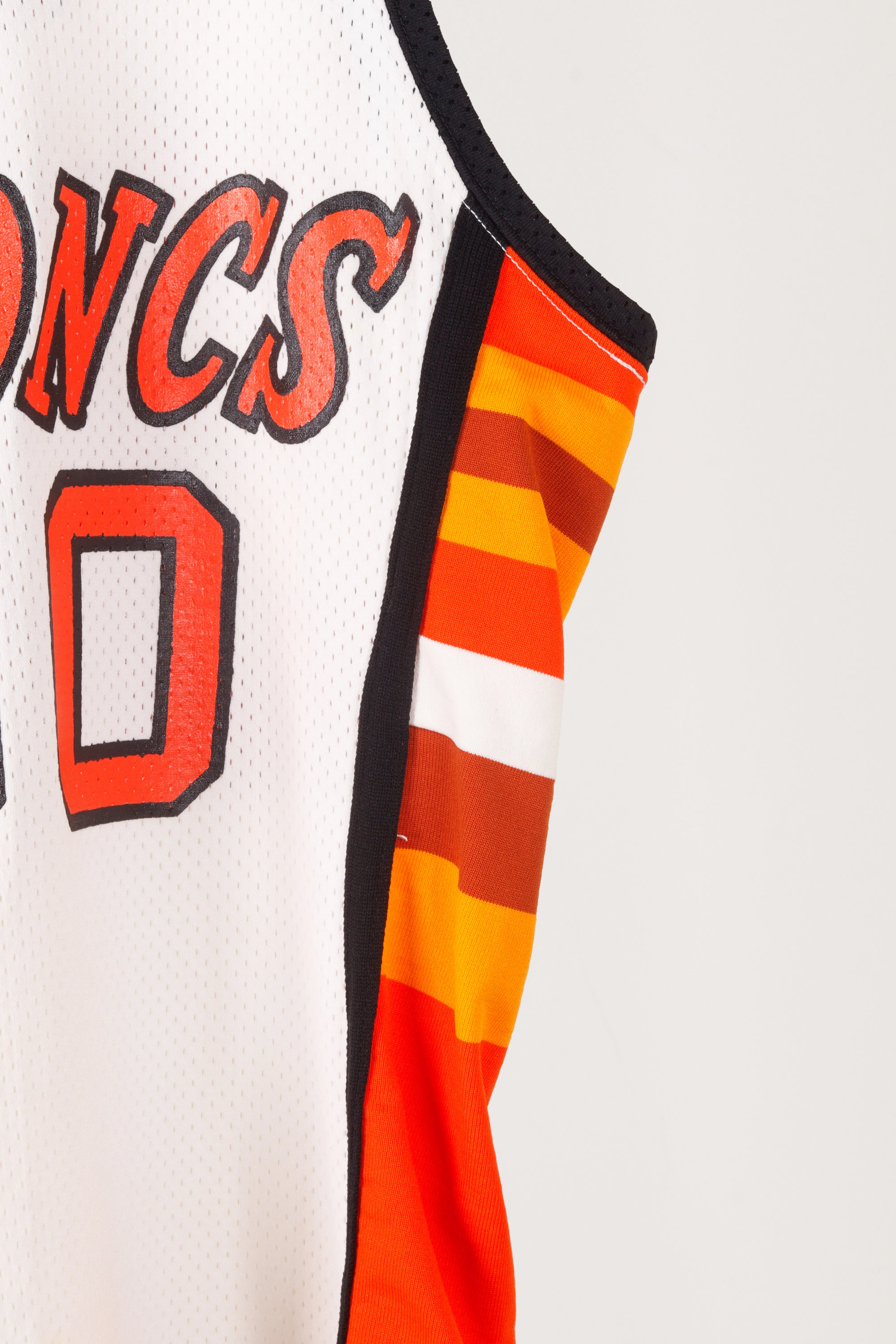 Vintage 80's Montana Tech University Broncos Basketball '#30' Home Jersey