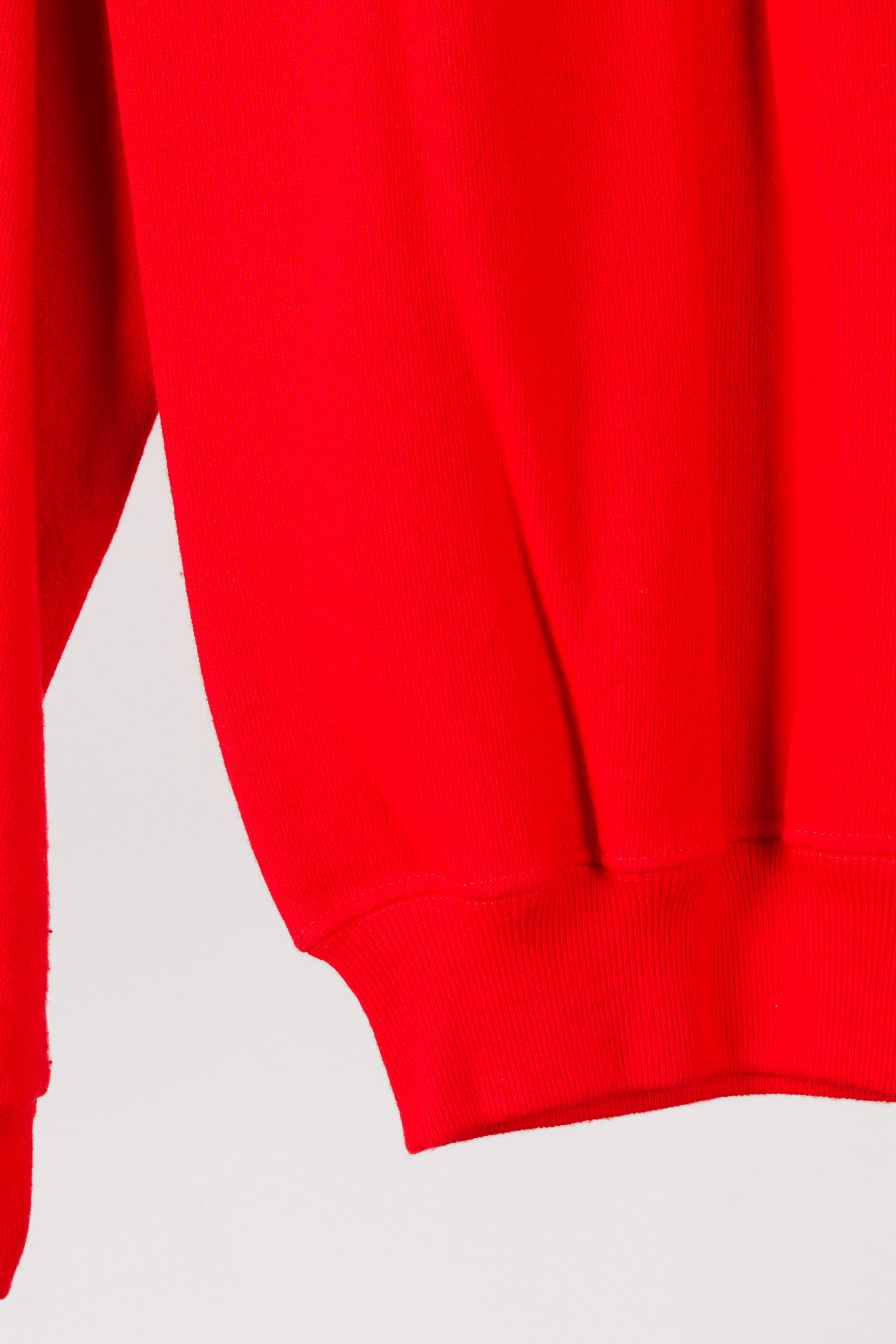 Vintage 80's 'Toucan and Parrot' Crewneck Sweatshirt Red