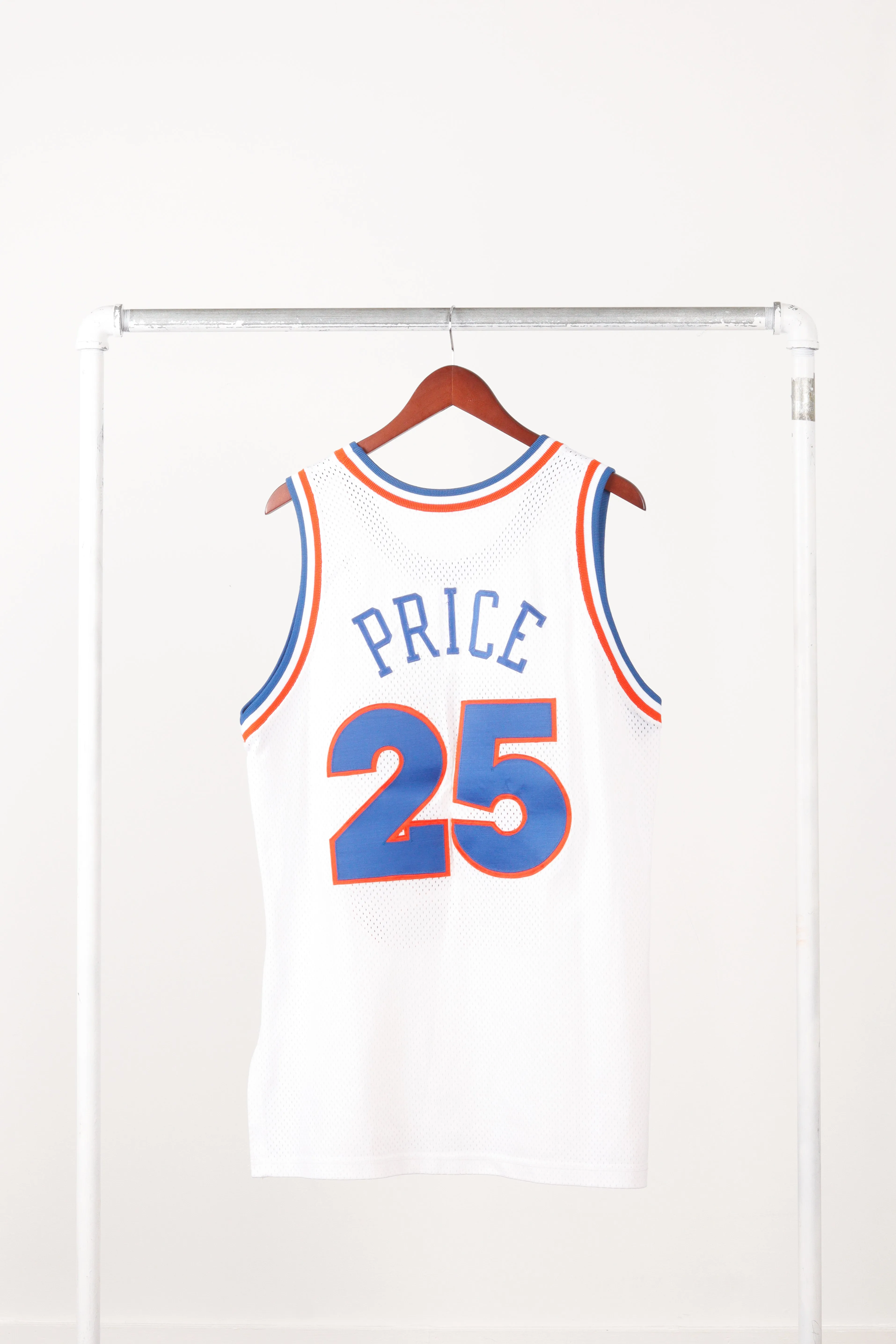 Vintage 90's Champion 'Cleveland Cavaliers Mark Price Authentic' Home Basketball Jersey White