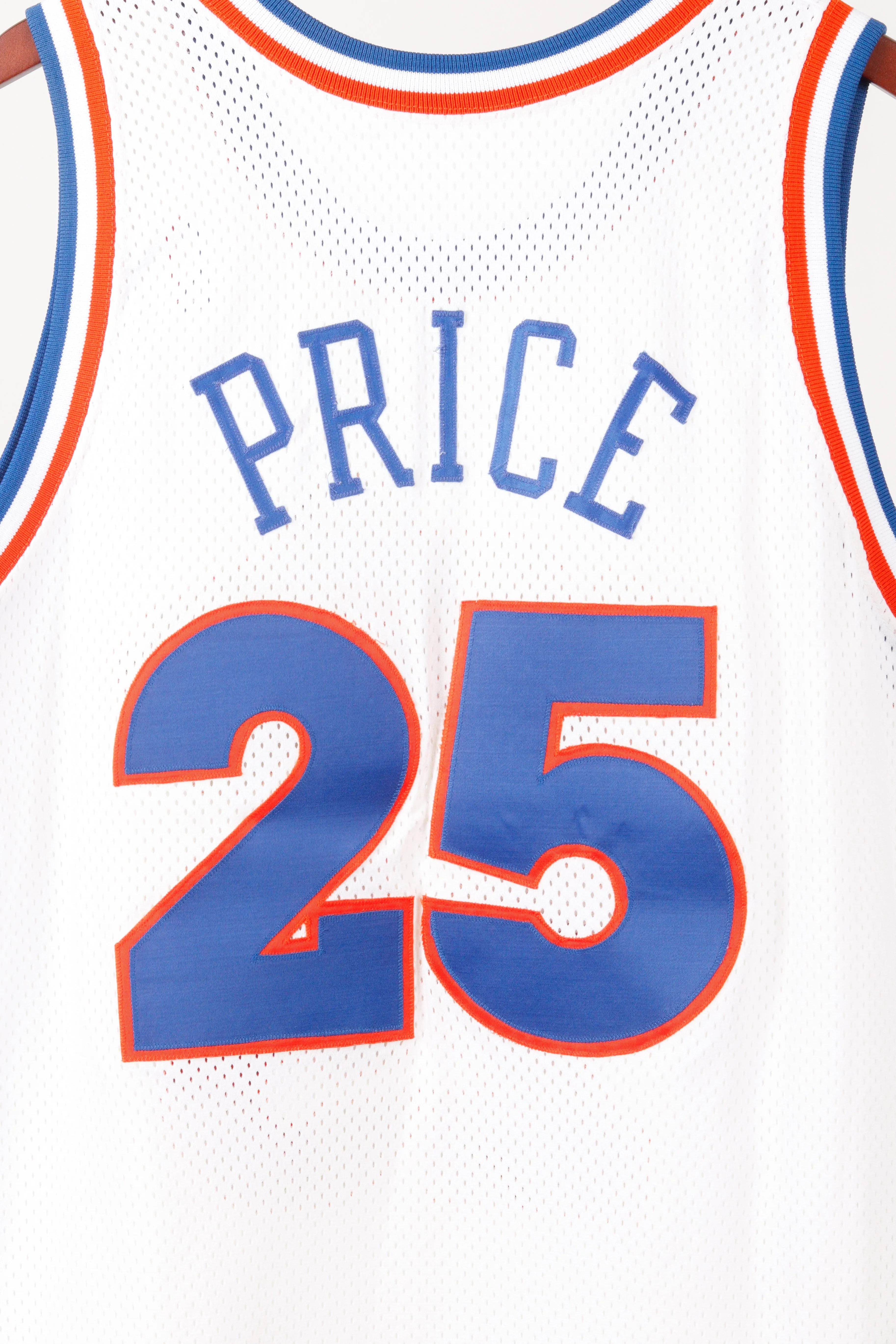 Vintage 90's Champion 'Cleveland Cavaliers Mark Price Authentic' Home Basketball Jersey White
